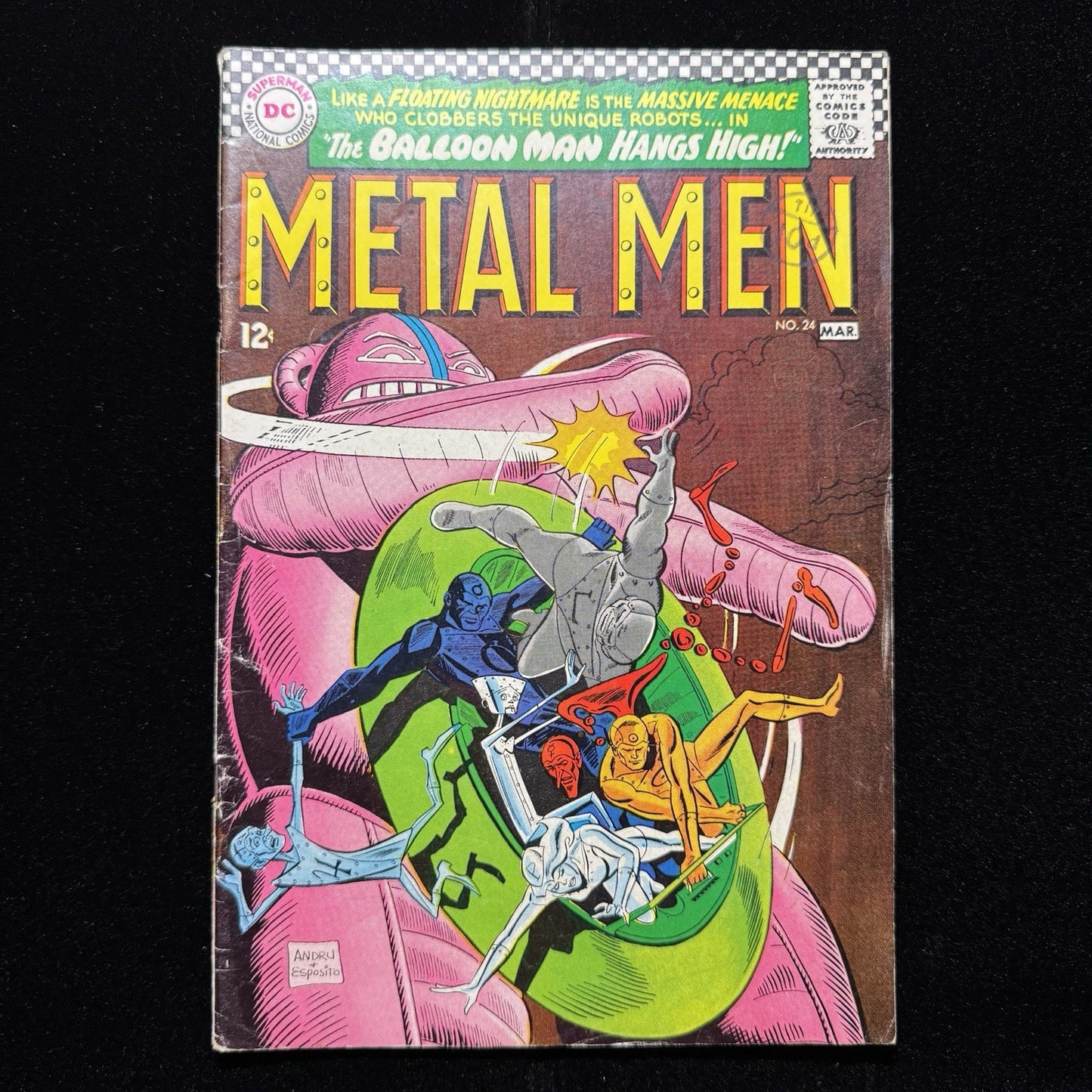 Metal Men 24 - Silver Age Dc Comics 1967
