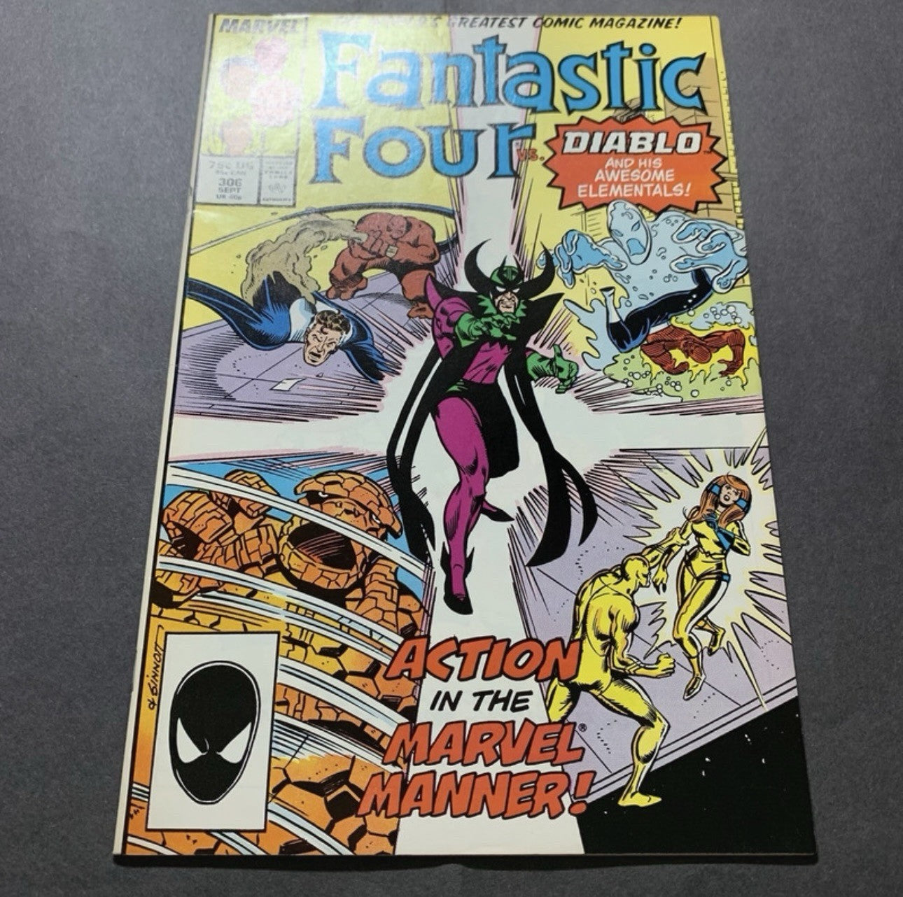 Fantastic Four 306/ copper age marvel comics 1987