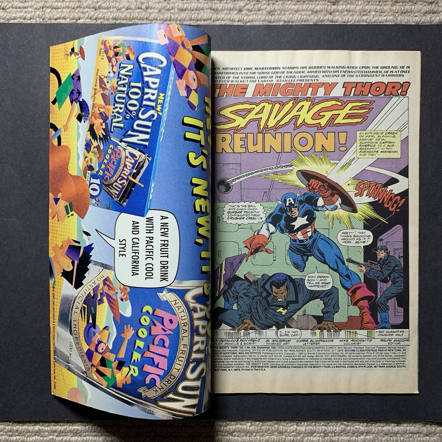 Thor 436/ Copper Age Marvel Comics 1991