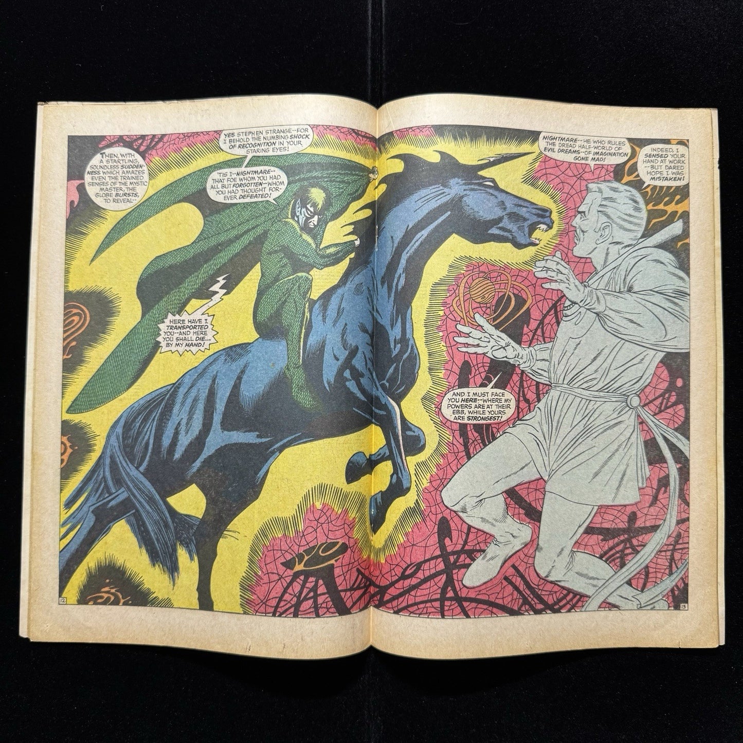 Doctor Strange 170 - 1st Cover App Of Nightmare - Silver Age Marvel Comics 1968