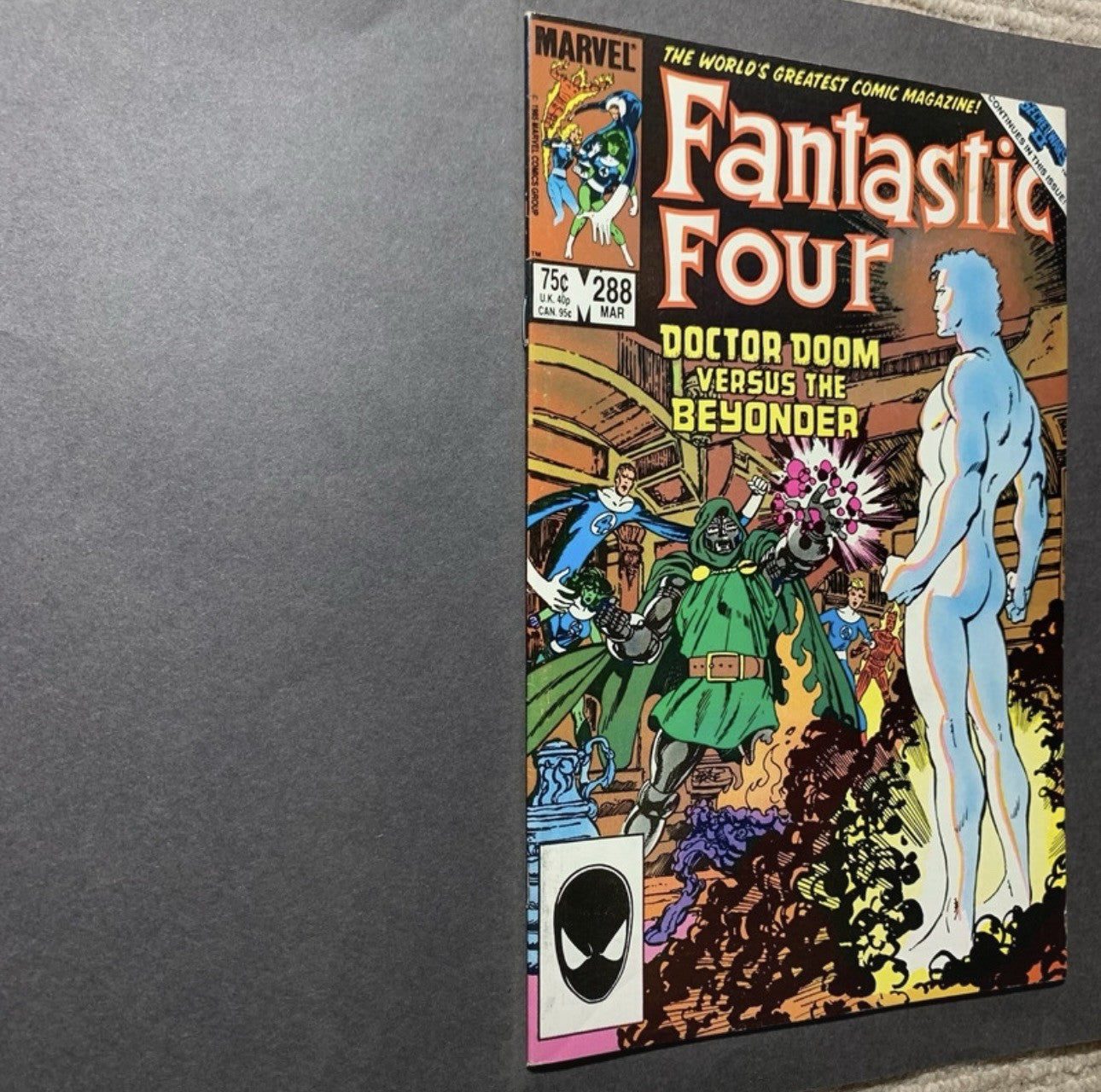 Fantastic Four 288 - Copper Age Marvel Comics 1986