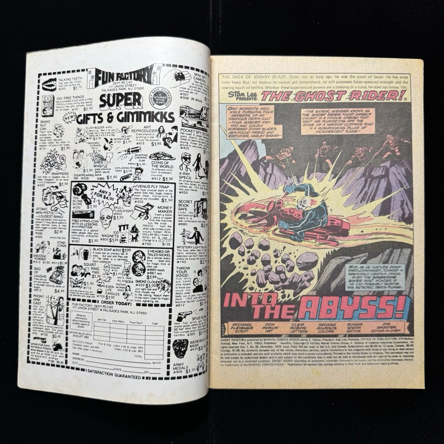 Ghost Rider 39 - Bronze Age Marvel Comics 1979