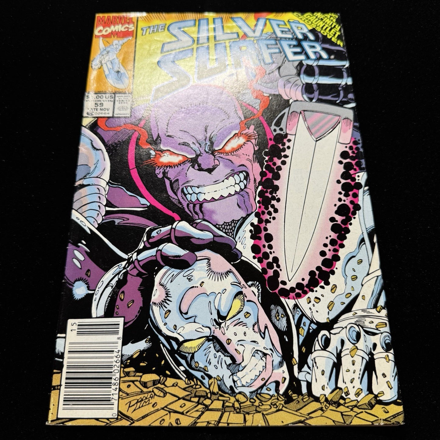 Silver Surfer 59 - Newsstand - Copper Age Marvel Comics 1991