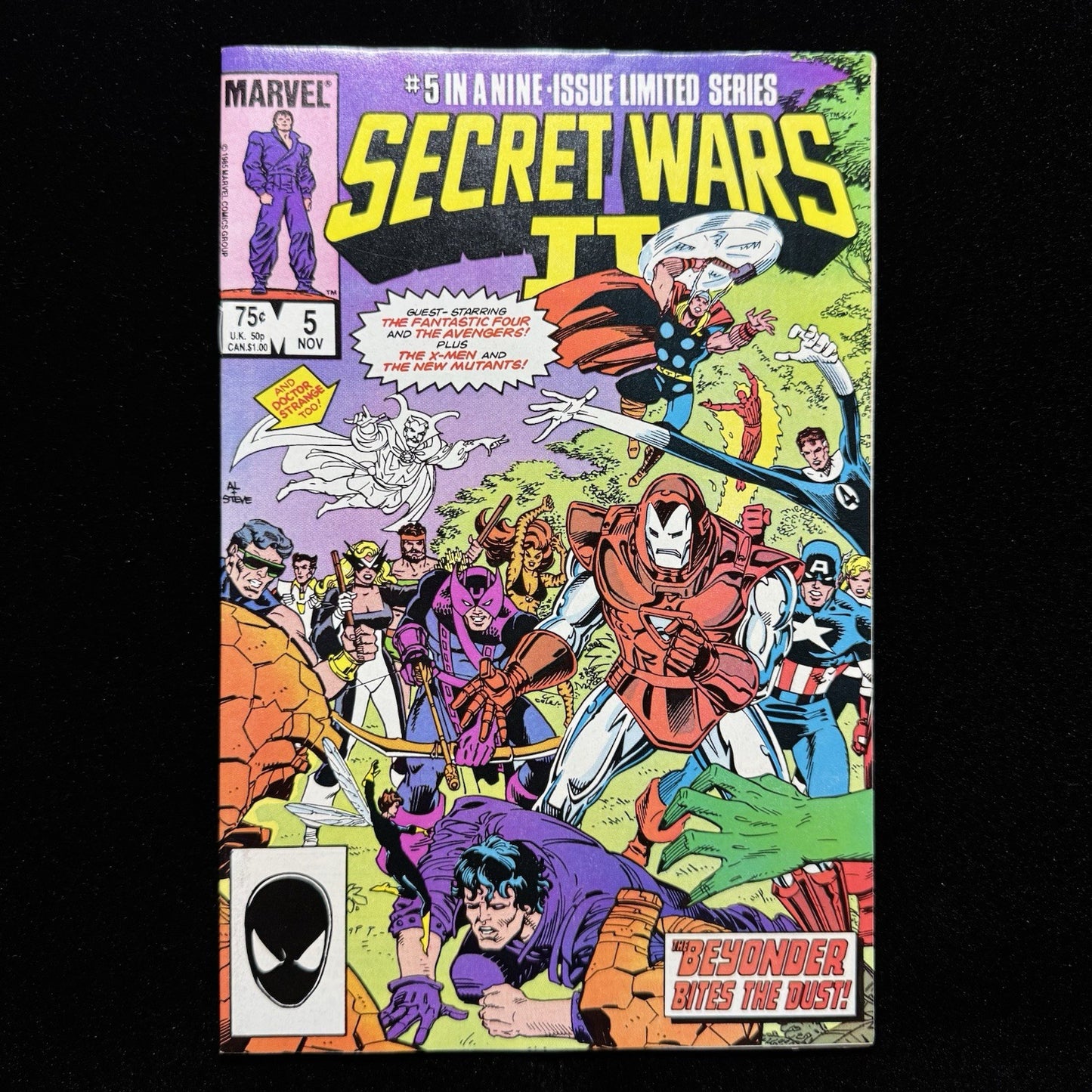 Secret Wars II 5 - 1st Appearance Of Boom Boom - Copper Age Marvel Comics 1985