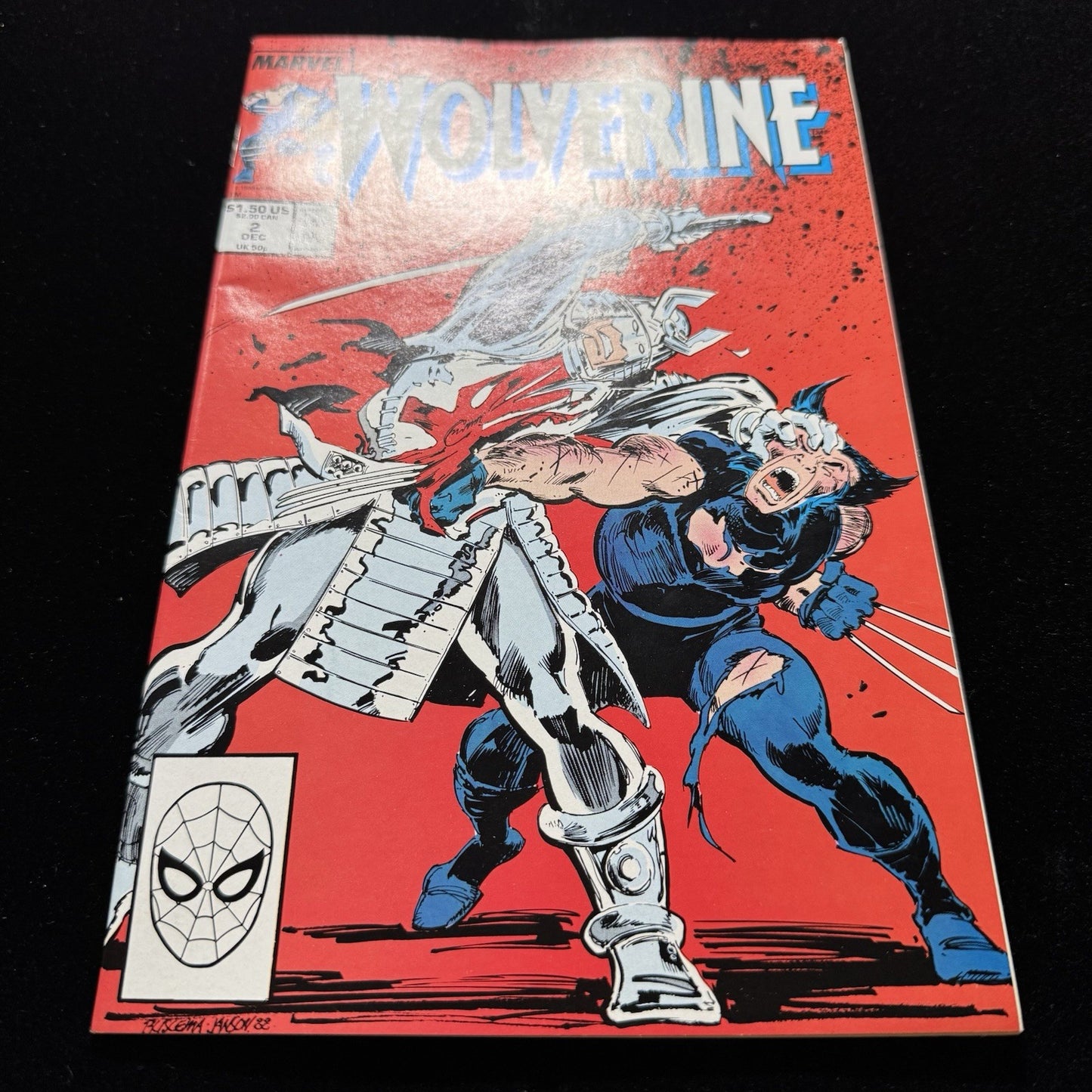 Wolverine 2 - Debut Of The Muramasa Blade - Copper Age Marvel Comics 1988
