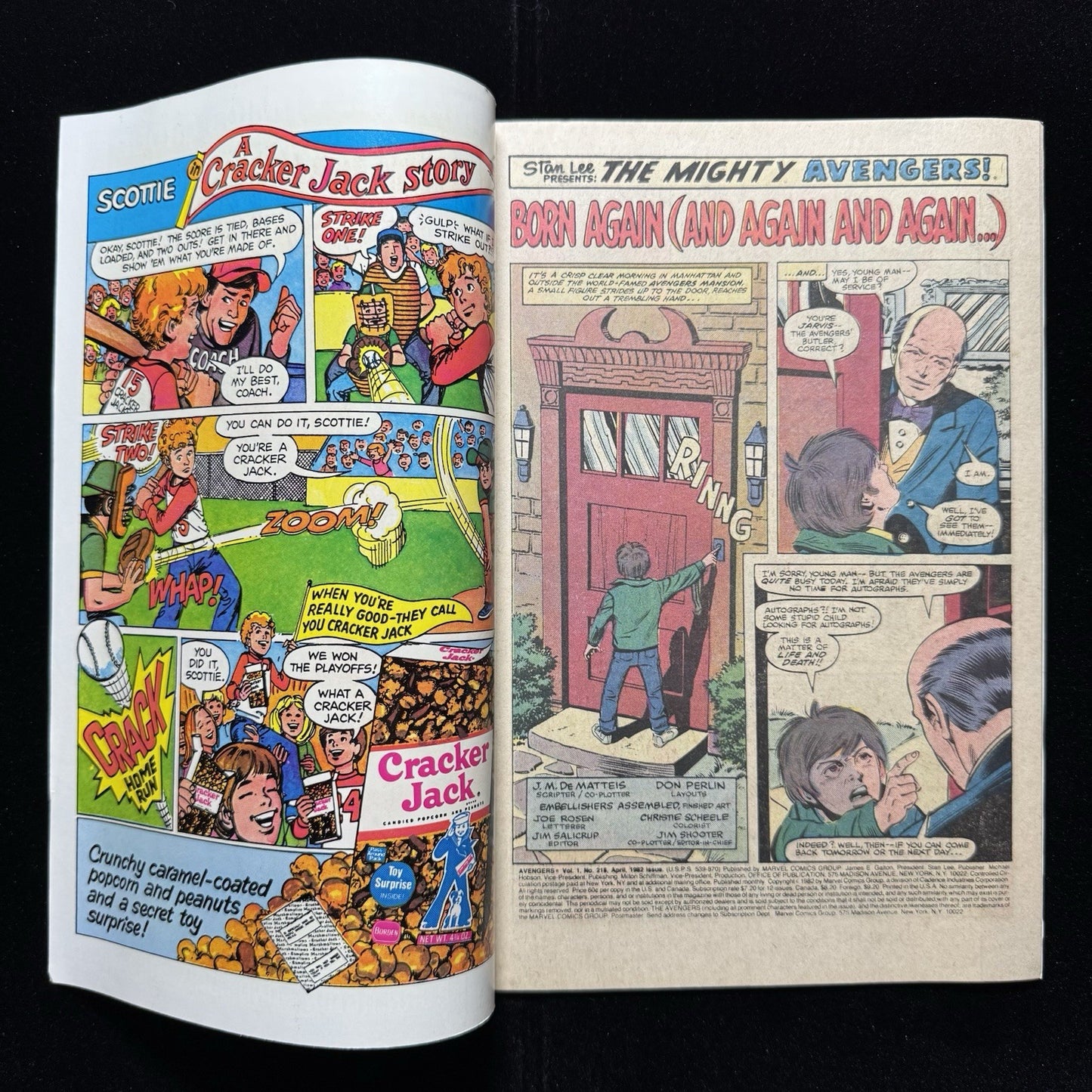 Avengers 218 - Bronze Age Marvel Comics 1982