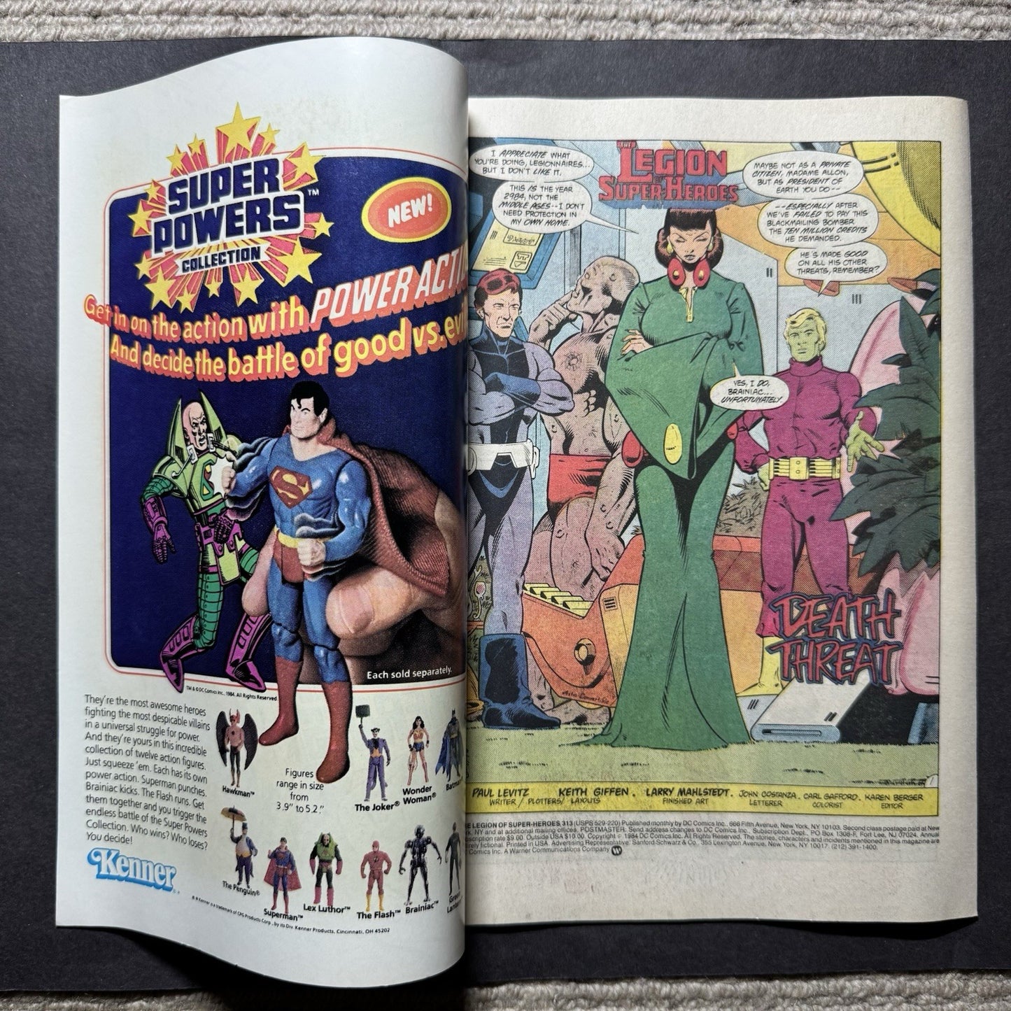 Legion Of Super-Heroes 313 - Copper Age Dc Comics 1984
