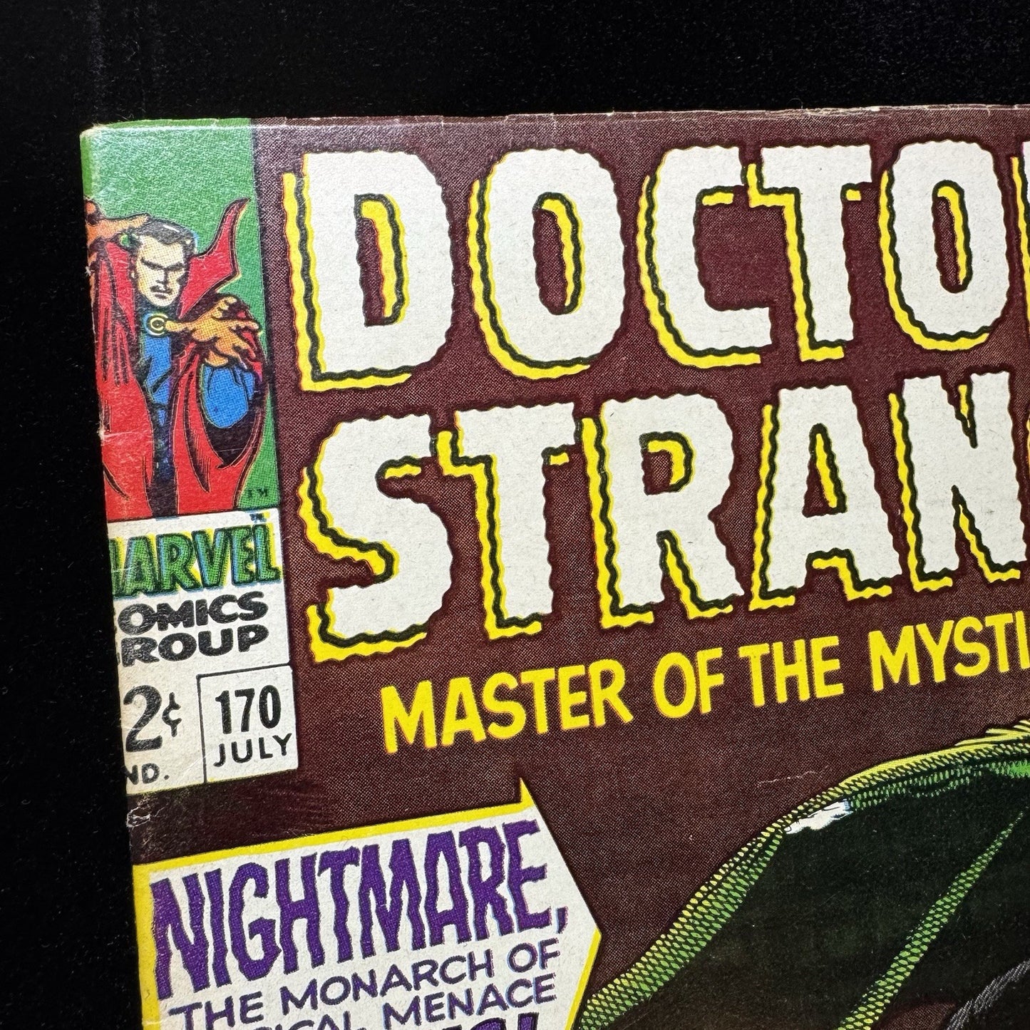 Doctor Strange 170 - 1st Cover App Of Nightmare - Silver Age Marvel Comics 1968