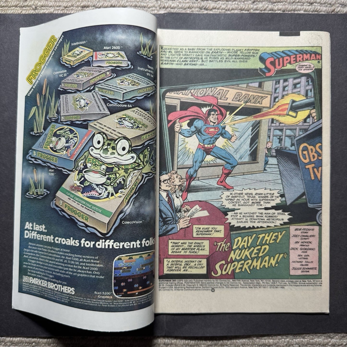 Superman 393 - Copper Age Dc Comics 1984