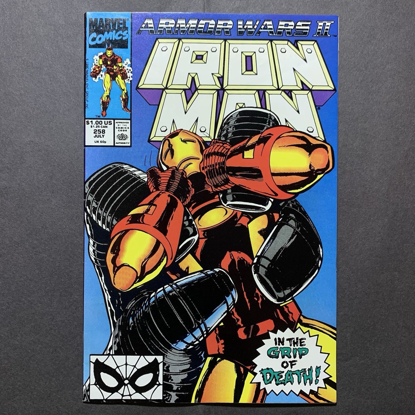 Iron Man 258/ copper age marvel comics 1990/ NM