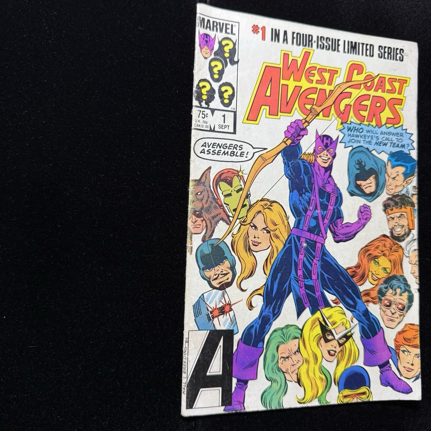 West Coast Avengers 1 - 1st App West Coast Avengers - Copper Age Marvel 1984