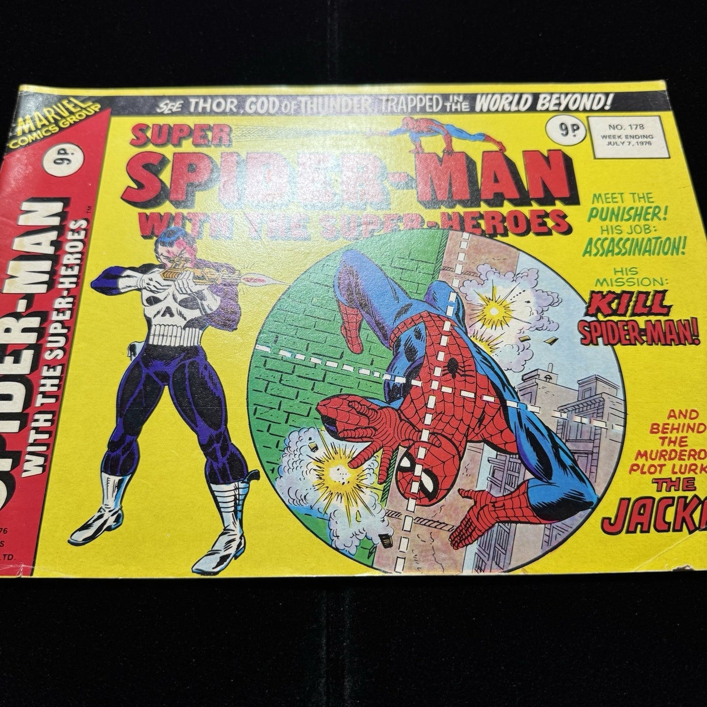 Super Spider-Man With The Super-Heroes 178 - Bronze Age Marvel Uk Comics 1976
