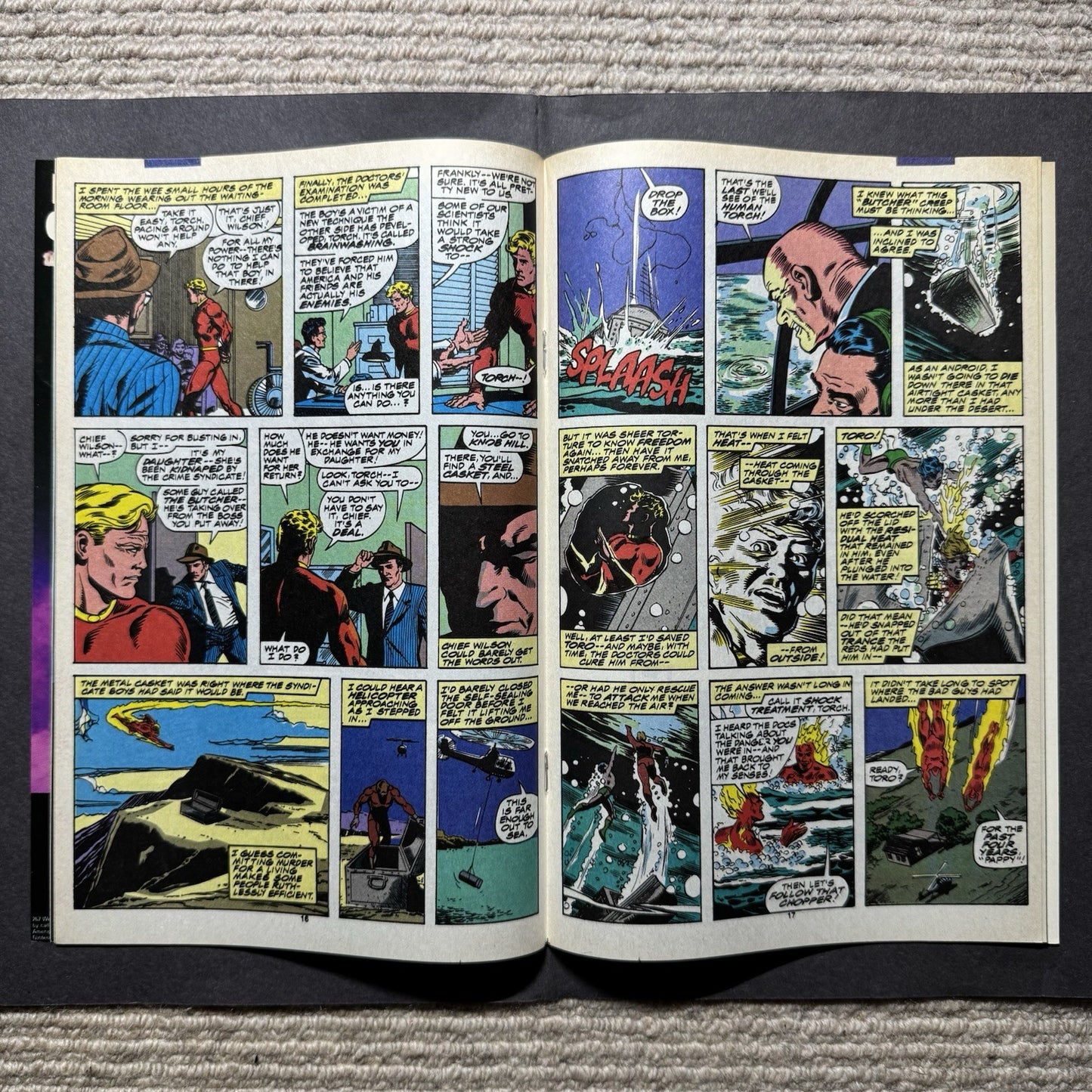 Human Torch 1-4 Full Set/ Copper Age Marvel Comics 1990