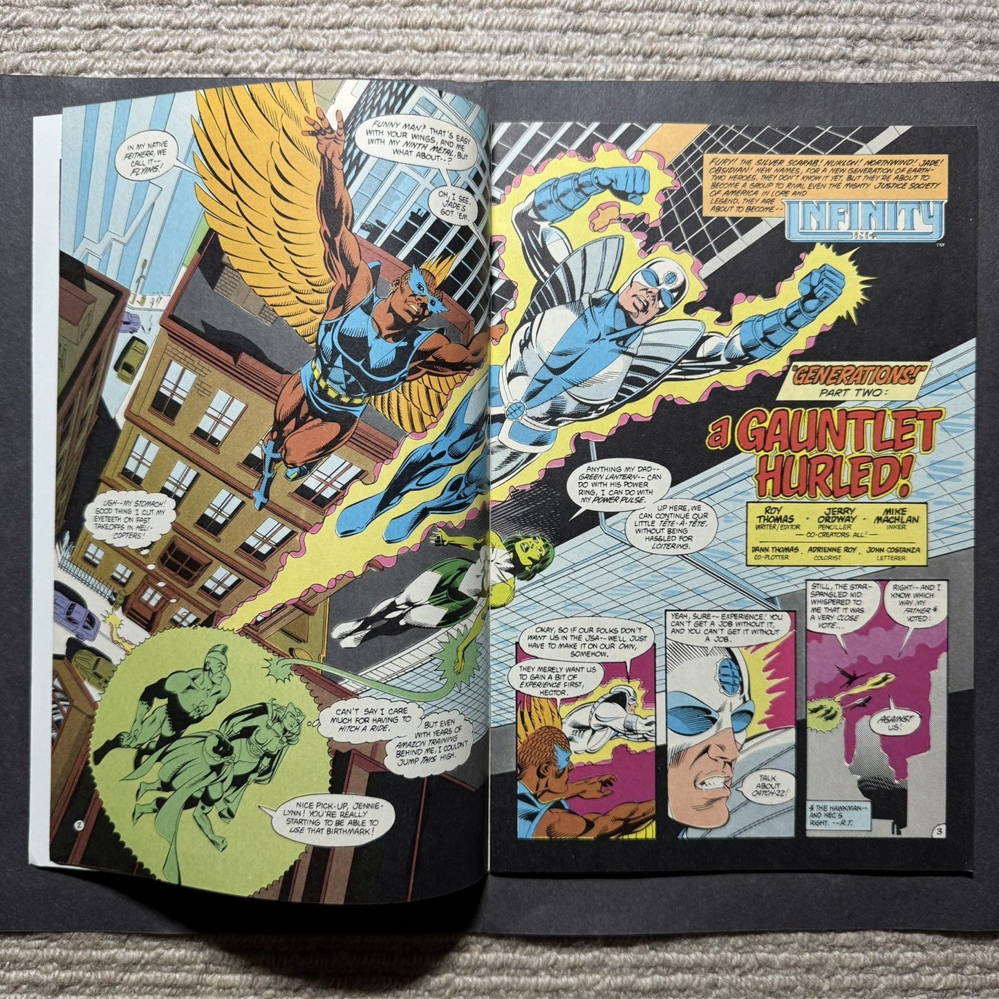 Infinity Inc 2 - Copper Age Dc Comics 1984
