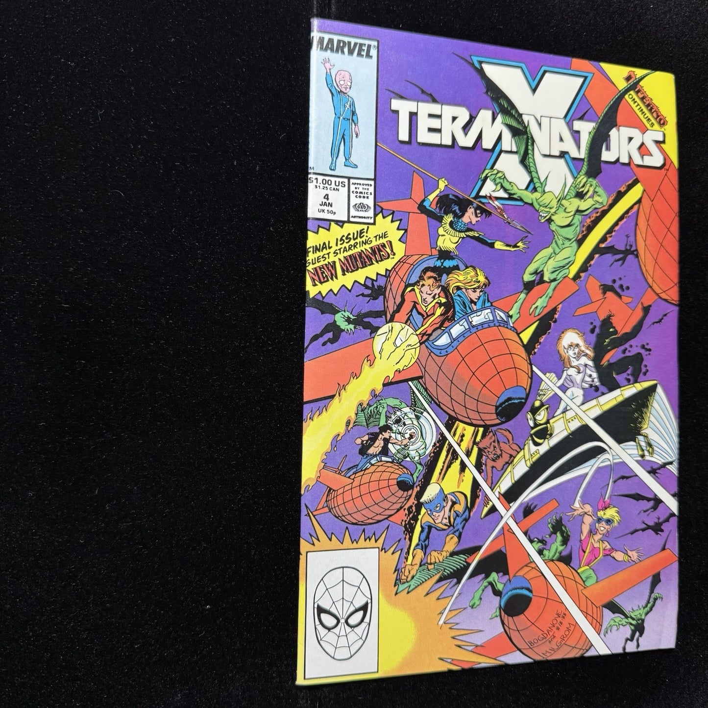 X-Terminators 4 - Copper Age Marvel Comics 1989