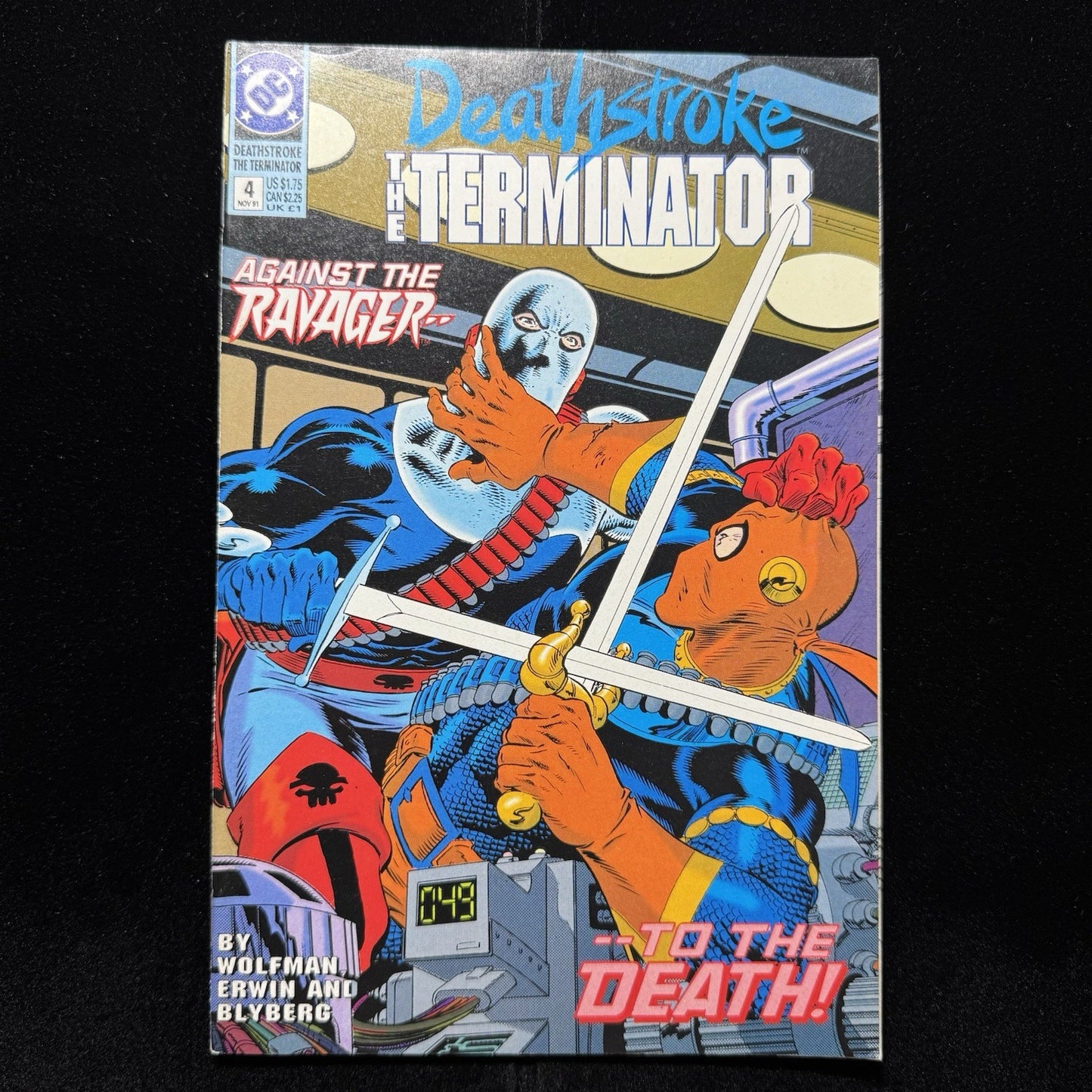Deathstroke The Terminator 4 - Copper Age Dc Comics 1991