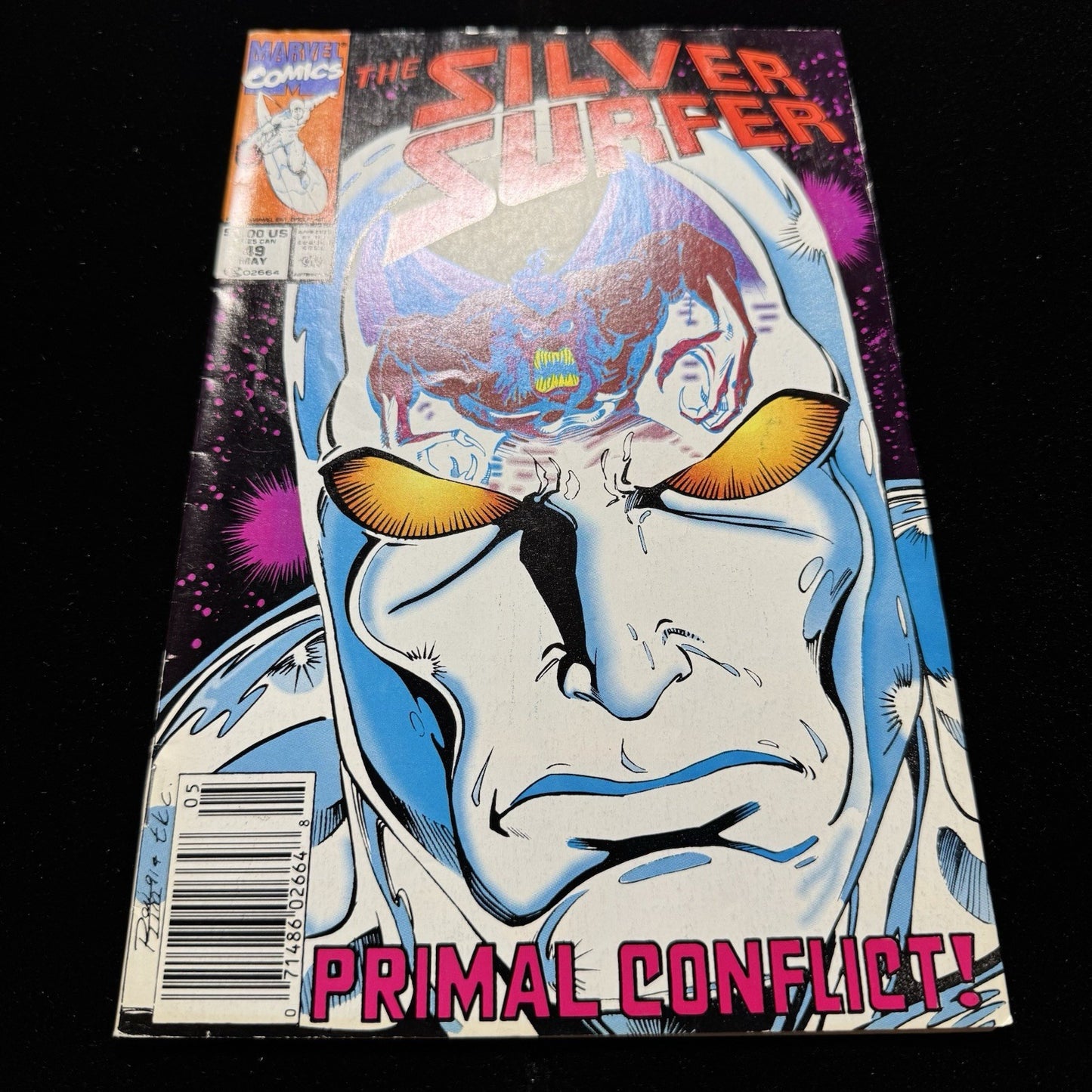 Silver Surfer 49 - Newsstand - Copper Age Marvel Comics 1991