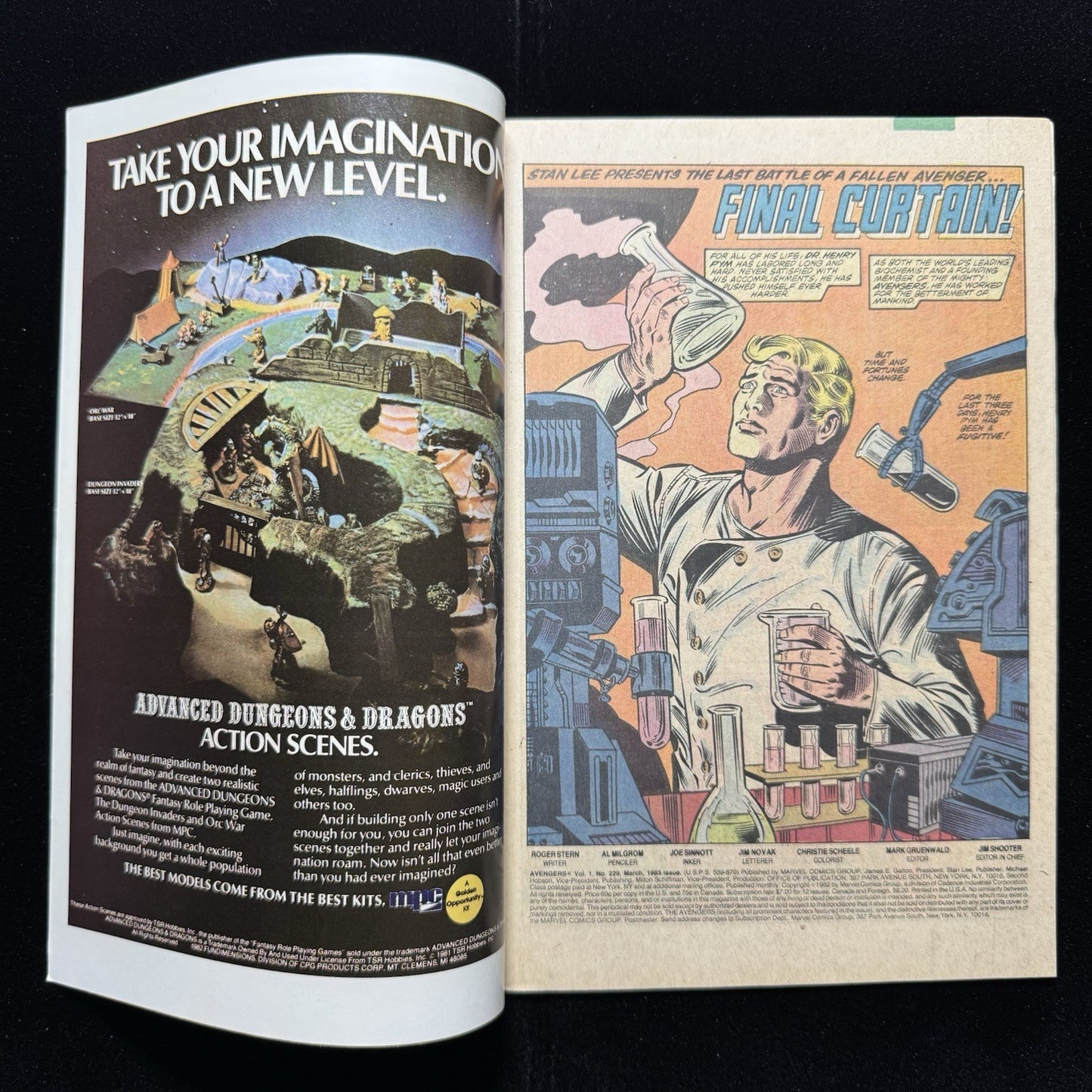 Avengers 229 - Bronze Age Marvel Comics 1983
