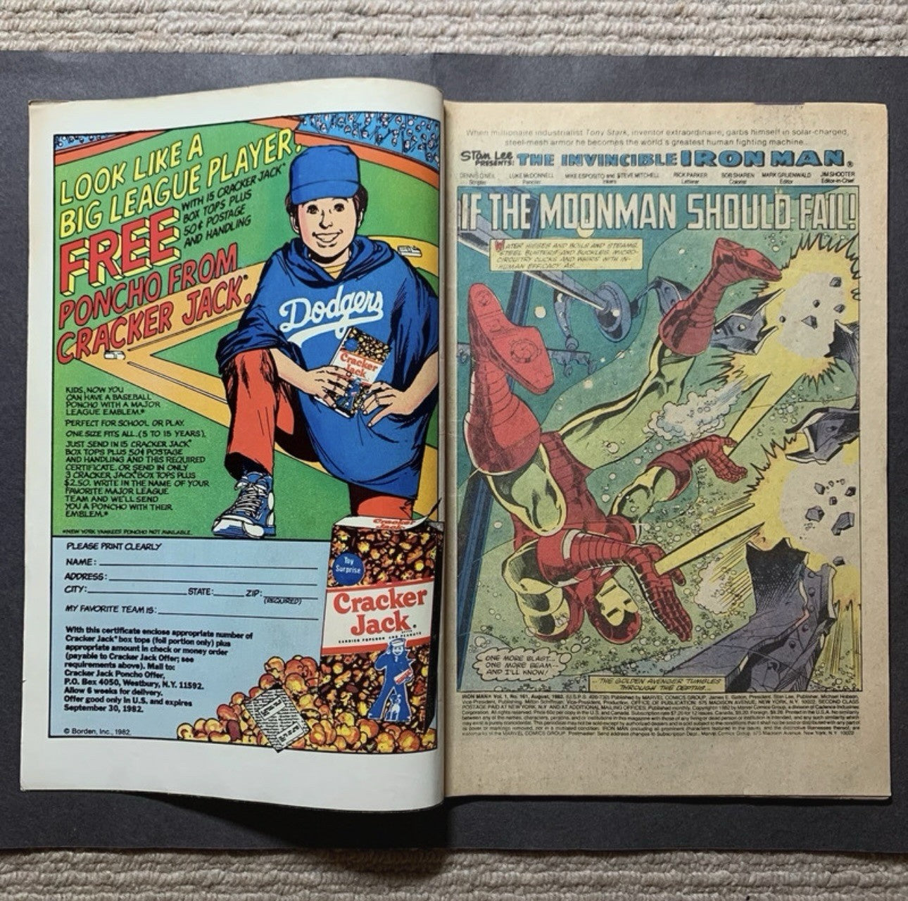 Iron Man 161 - Bronze Age Marvel Comics 1982
