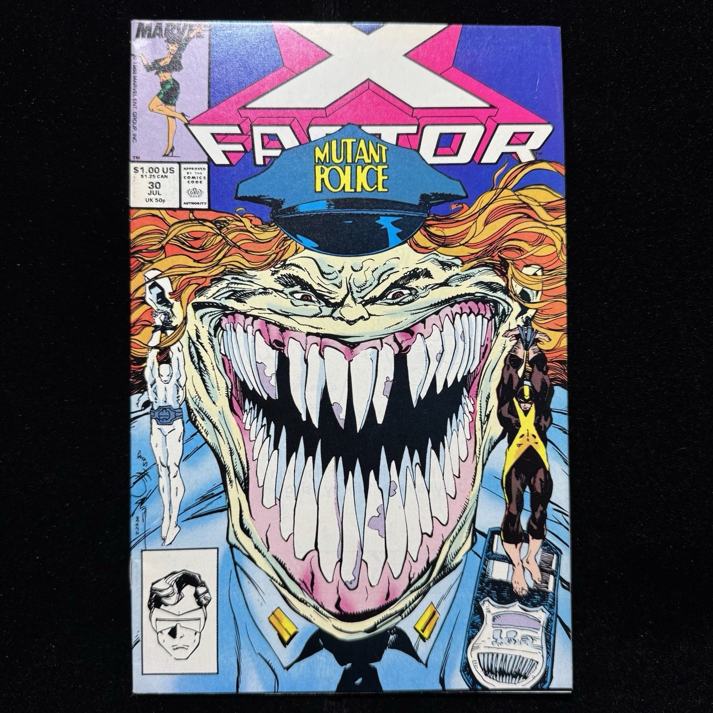 X-Factor 30 - 1st Cameo Appearance Of Nanny - Copper Age Marvel Comics 1988