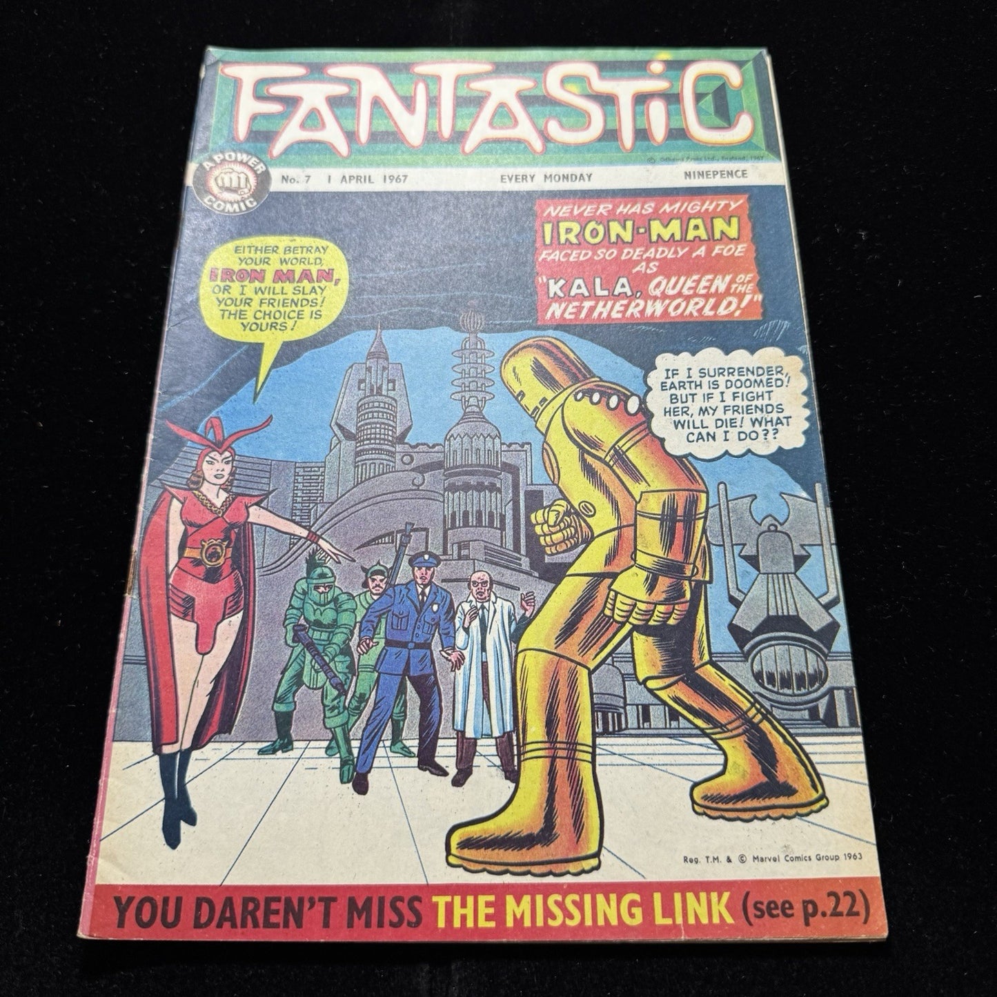 Fantastic! 7 - British Comics - Silver Age Odhams/ IPC Magazines Comics 1967