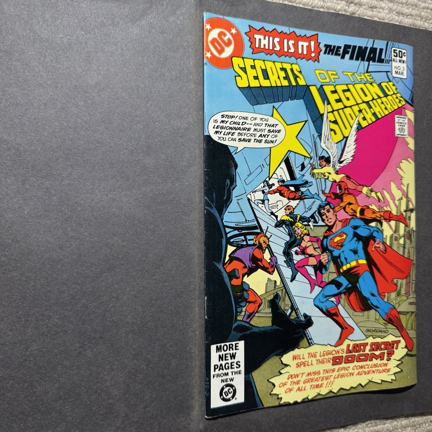 Secrets Of The Legion Of Super-Heroes 3 - Bronze Age Dc Comics 1981