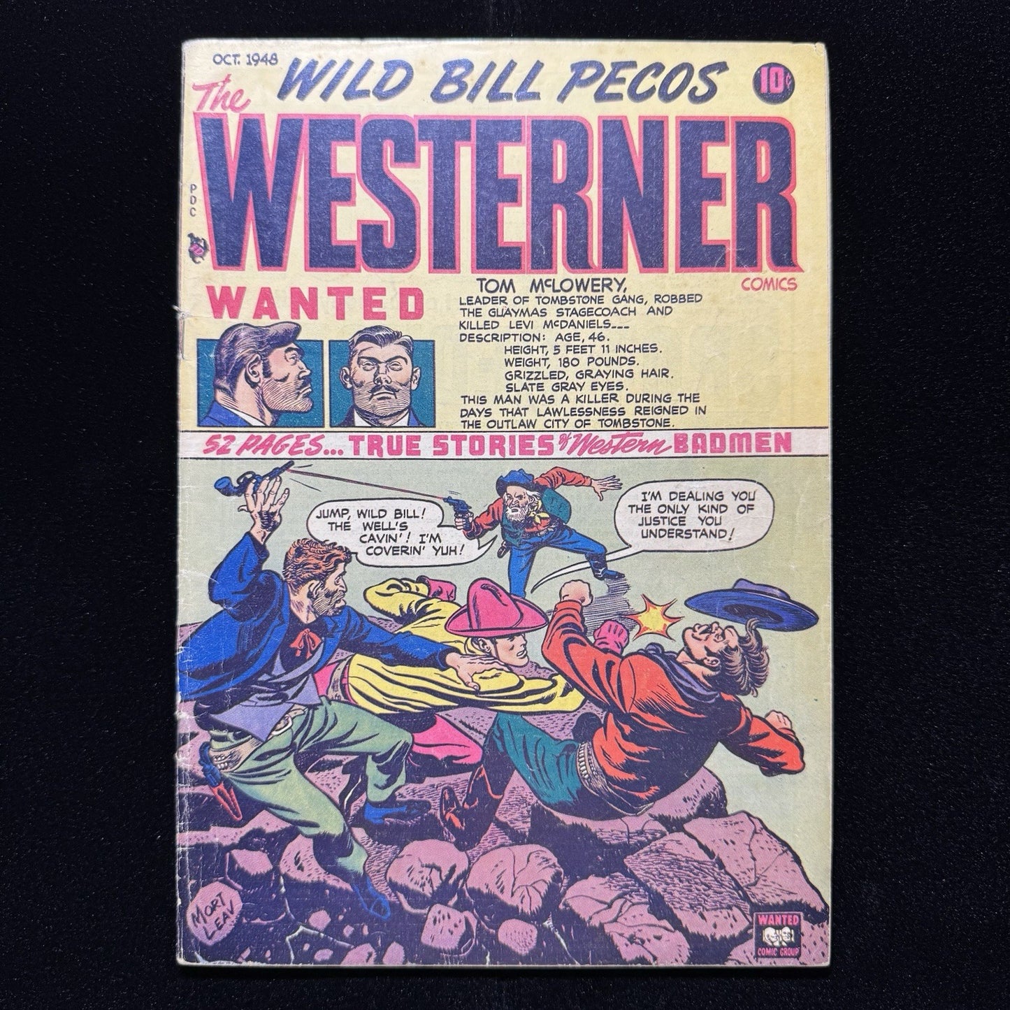 Westerner 16 - Golden Age Orbit-Wanted Comics 1948