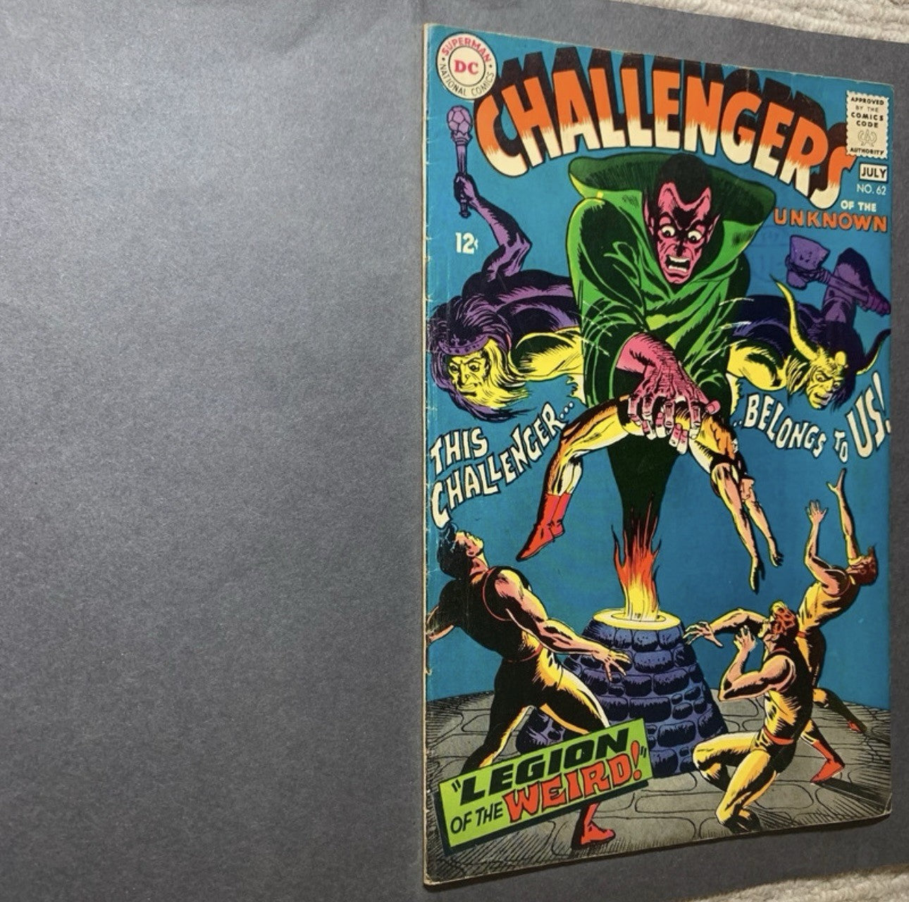 Challengers Of The Unknown 62 - Silver Age Dc Comics 1968