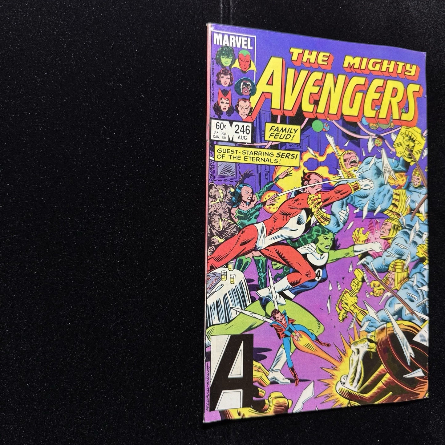 Avengers 246 - 1st Appearance Of Maria Rambeau - Copper Age Marvel Comics 1984
