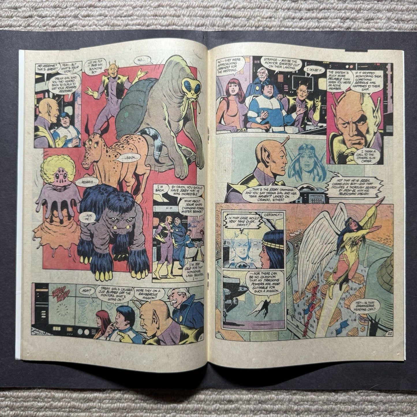 Legion Of Super-Heroes Annual 3 - Bronze Age Dc Comics 1983