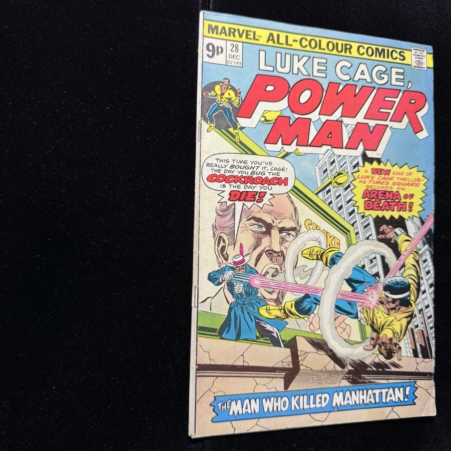 Power Man 28 - 1st Appearance Of Cockroach - Bronze Age Marvel Comics 1975