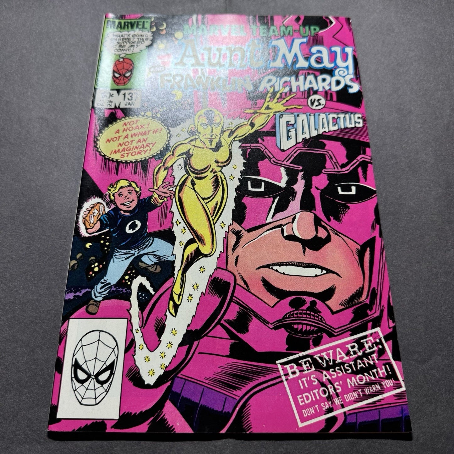 Marvel Team Up 137 - First Appearance Of Golden Oldie - Copper Age Marvel 1984