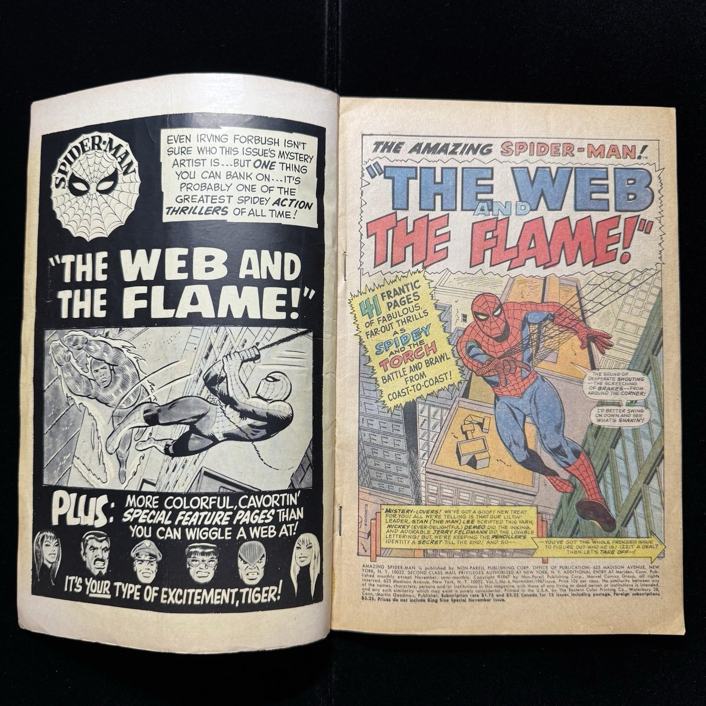 Amazing Spider-Man Annual 4 - 3rd App Mysterio - Silver Age Marvel Comics 1967