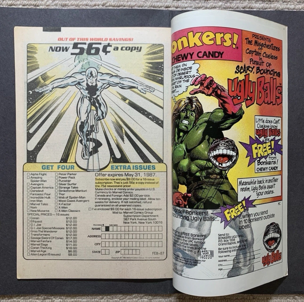 Fantastic Four 303/ copper age marvel comics 1987