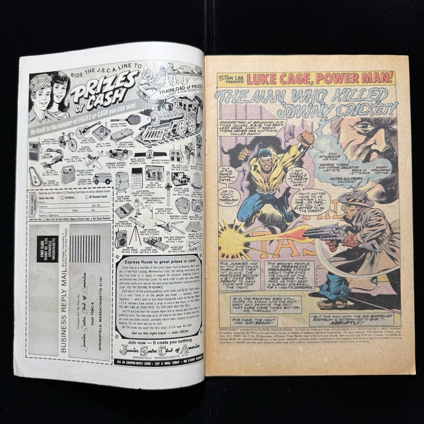 Power Man 28 - 1st Appearance Of Cockroach - Bronze Age Marvel Comics 1975