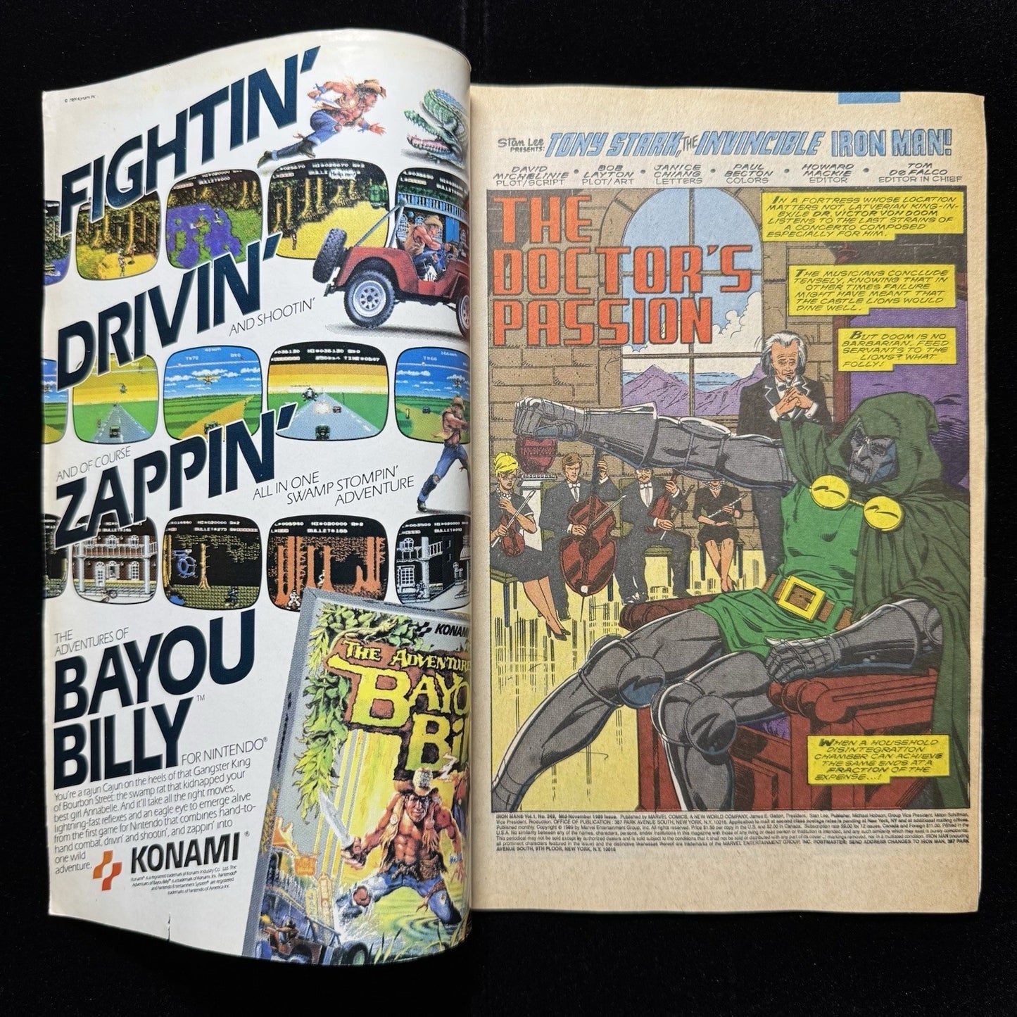Iron Man 249 - Copper Age Marvel Comics 1989