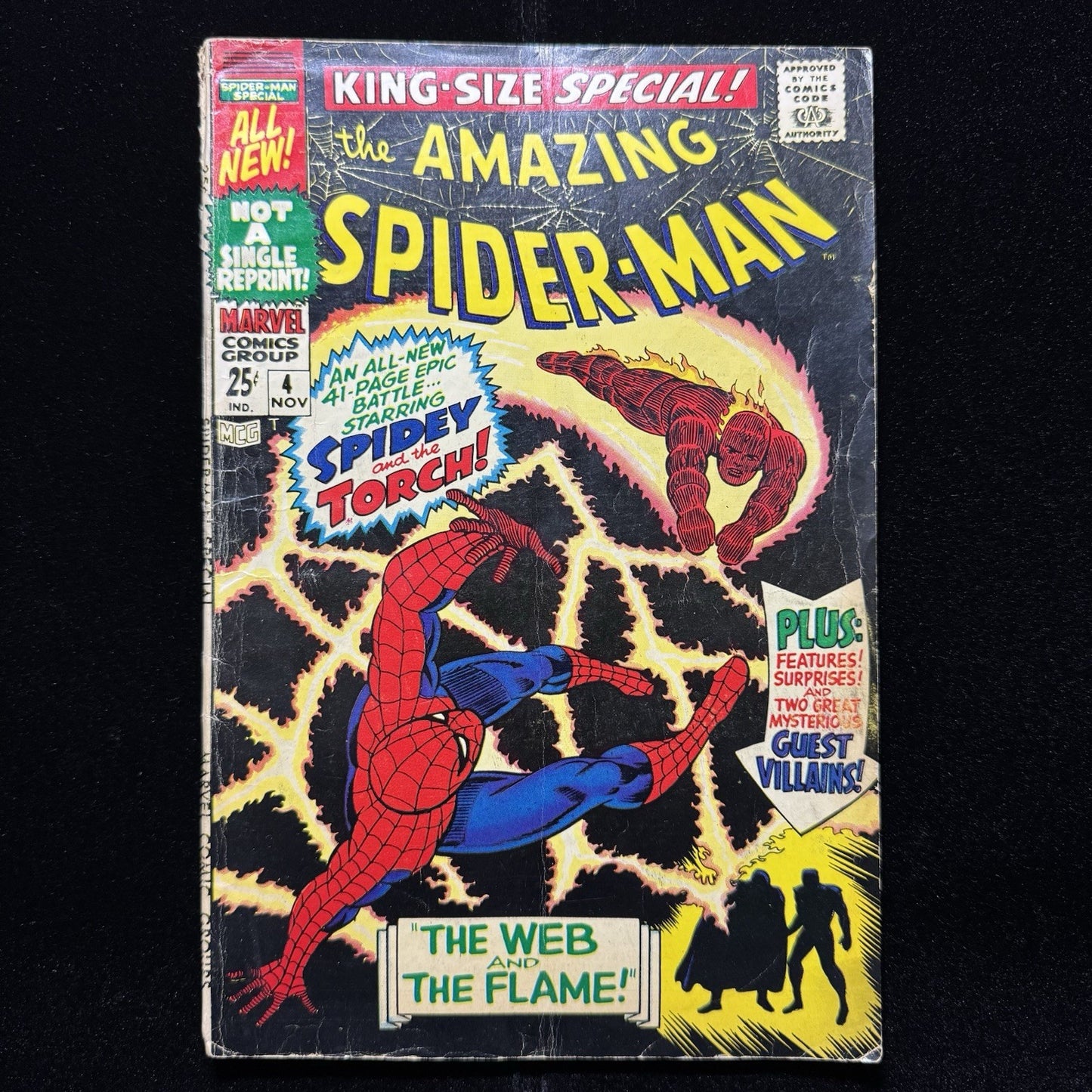 Amazing Spider-Man Annual 4 - 3rd App Mysterio - Silver Age Marvel Comics 1967