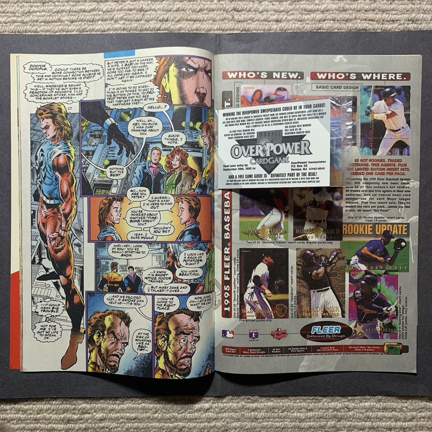Amazing Spider-Man 406 + Trading Cards/ Modern Age Marvel Comics 1995