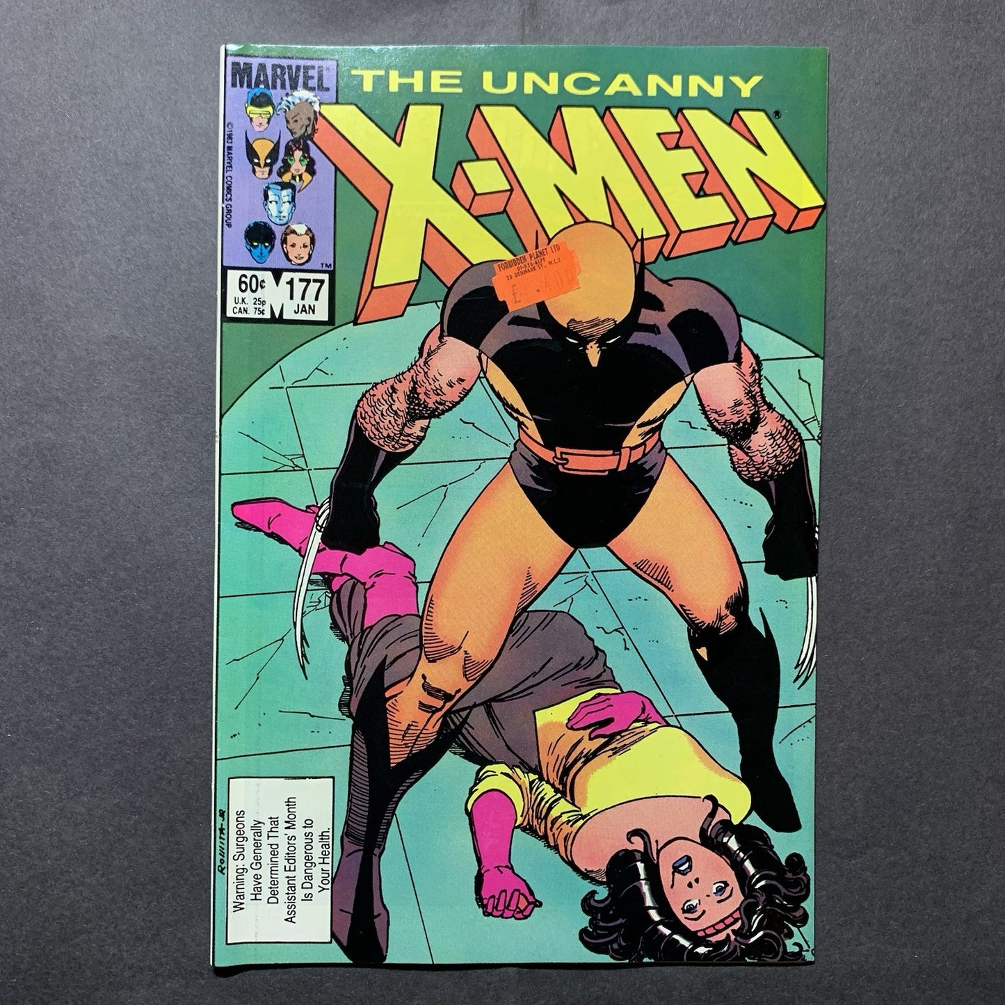 Uncanny x-men 177/ copper age marvel comics 1984
