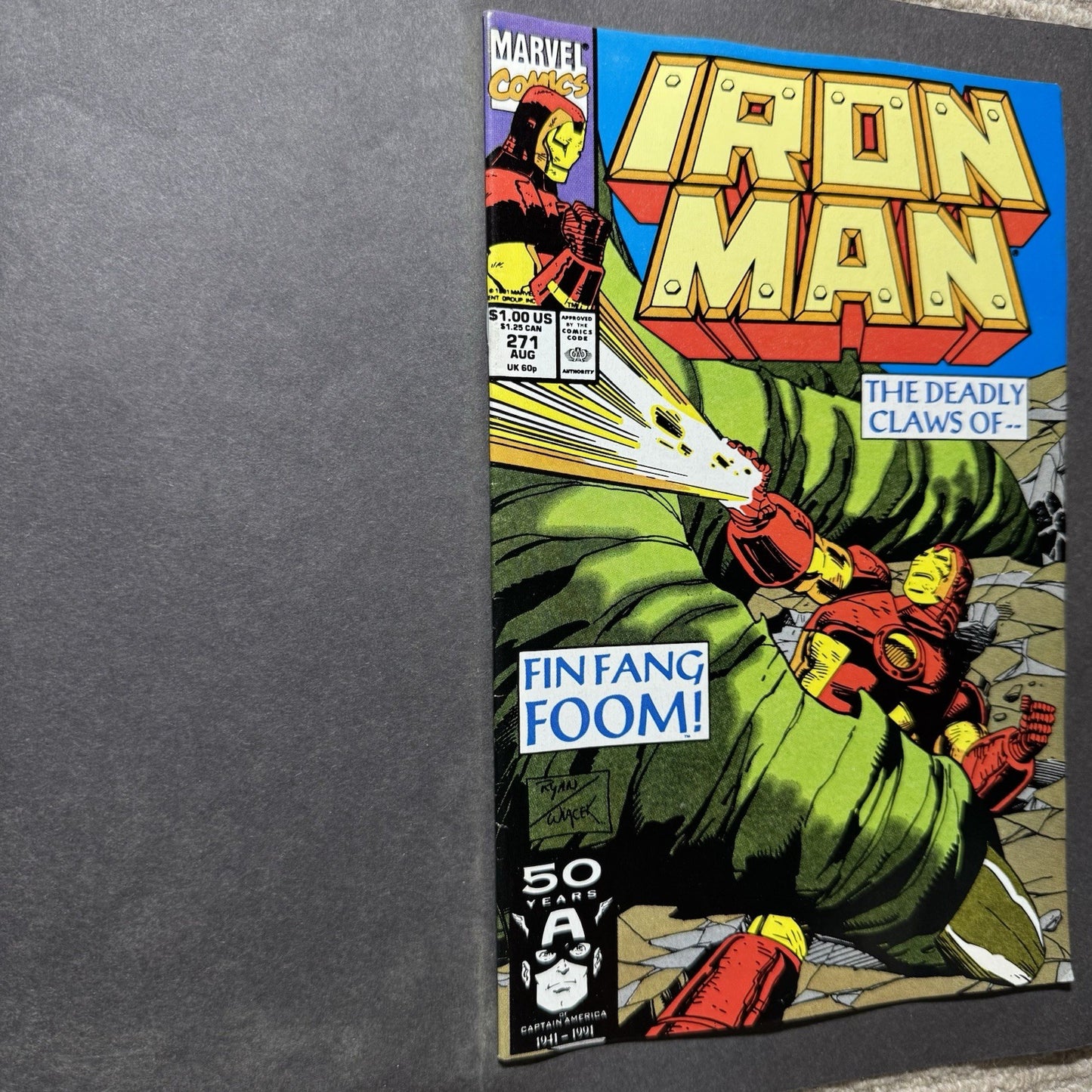 Iron Man 271 - Copper Age Marvel Comics 1991