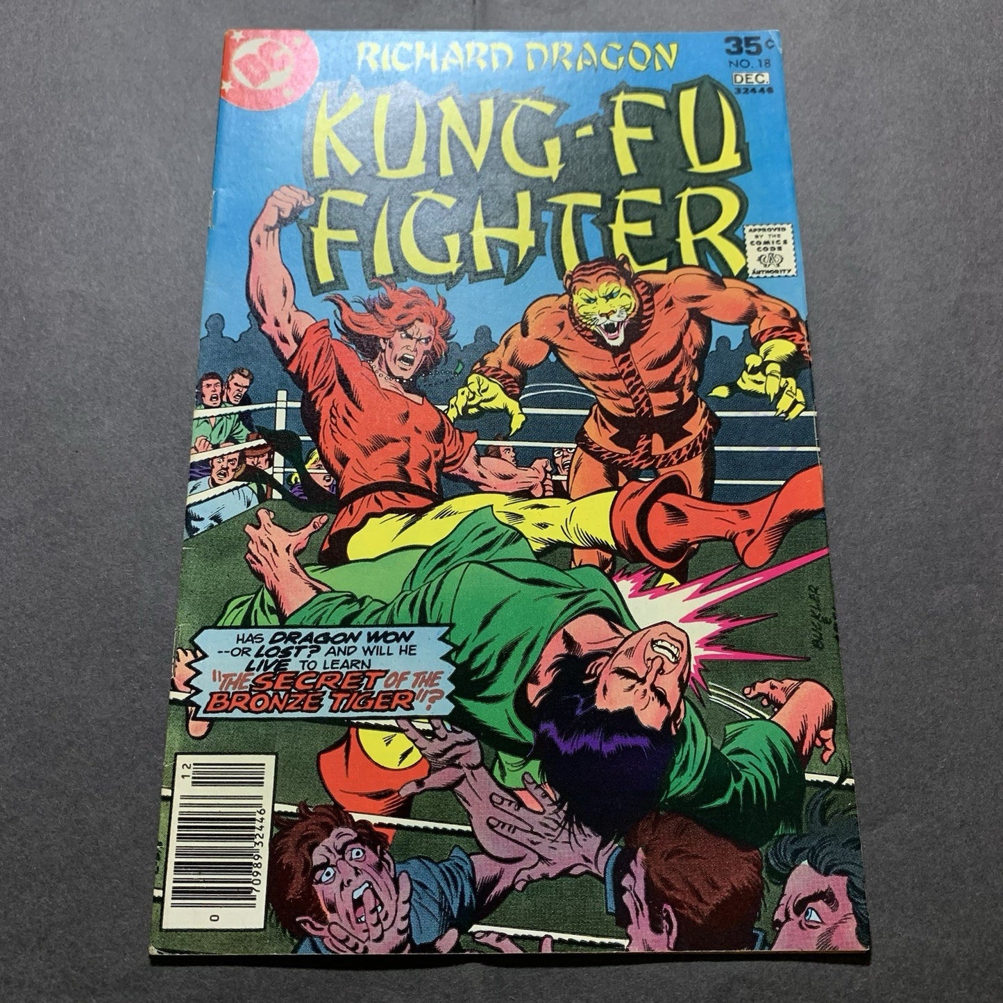 Kung Fu Fighter 18/ Bronze Age Dc Comics 1977