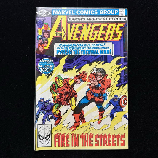 Avengers 206 - Bronze Age Marvel Comics 1981