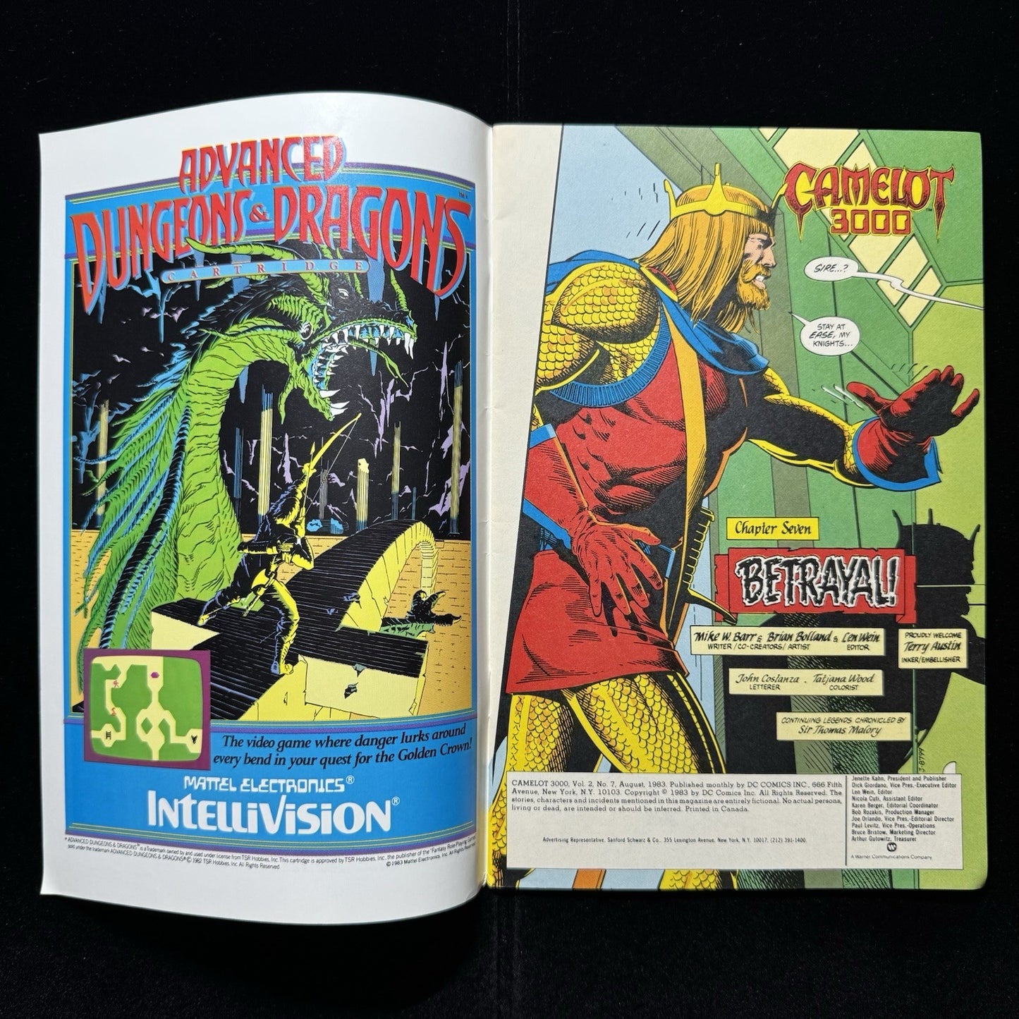 Camelot 3000 7 - Bronze Age Dc Comics 1983