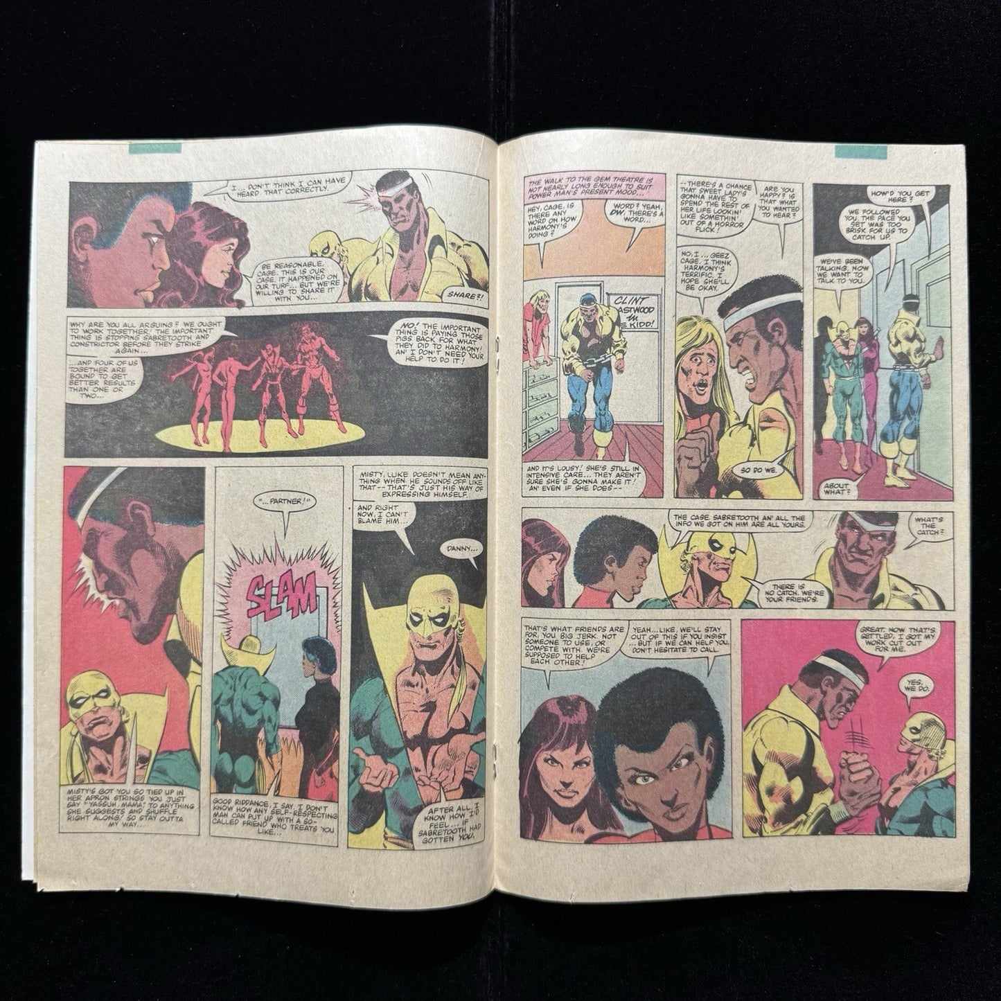 Power Man And Iron Fist 84 - 2nd Cover App Sabretooth - Bronze Age Marvel 1982
