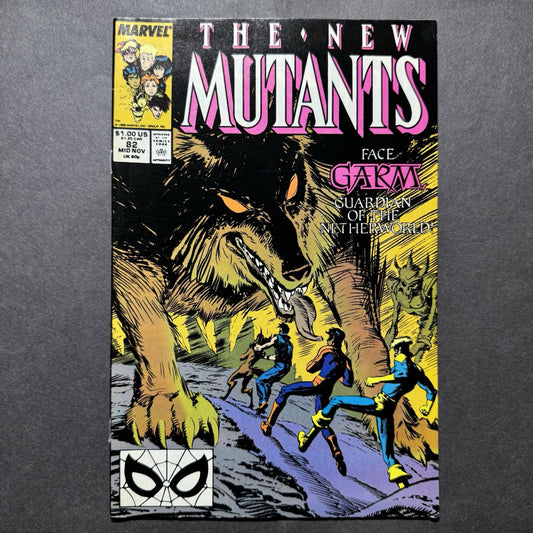 New Mutants 82 - Copper Age Marvel Comics 1989
