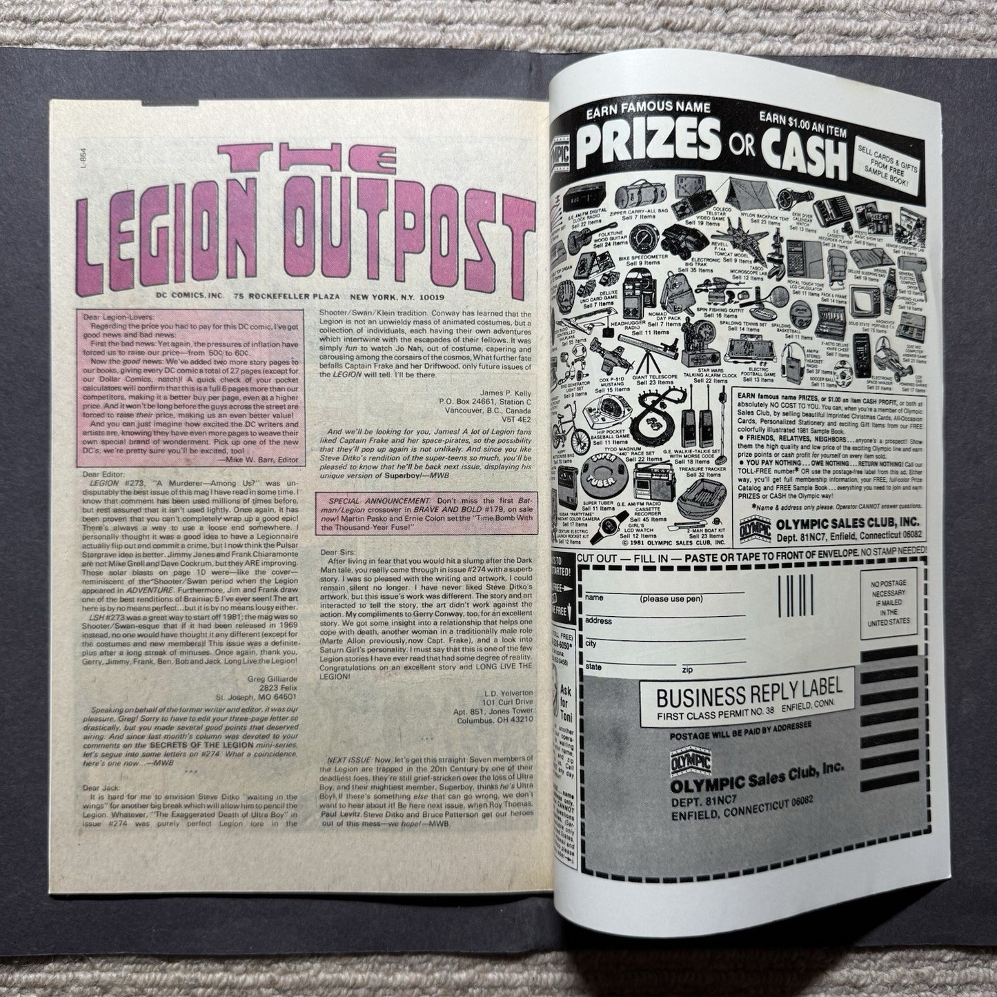 Legion Of Super-Heroes 280 - Bronze Age Dc Comics 1981