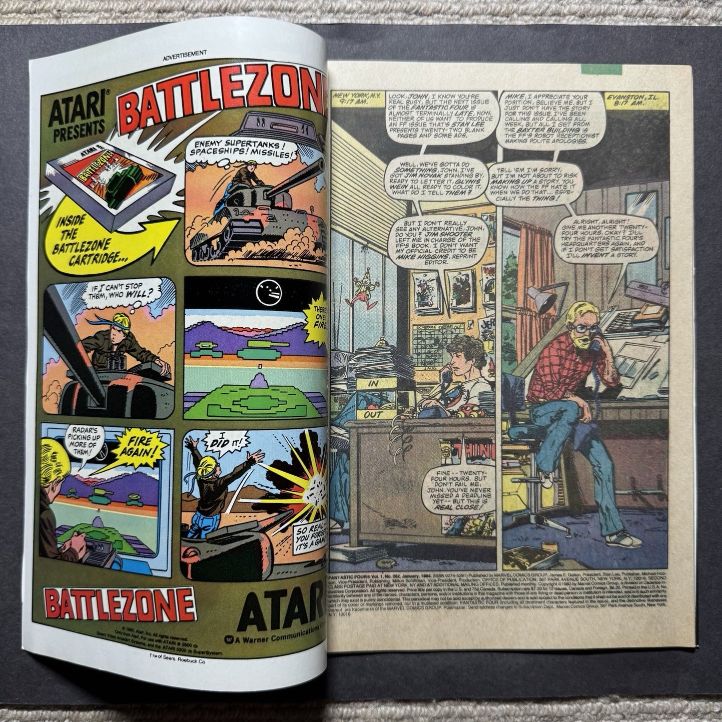 Fantastic Four 262 - Copper Age Marvel Comics 1984