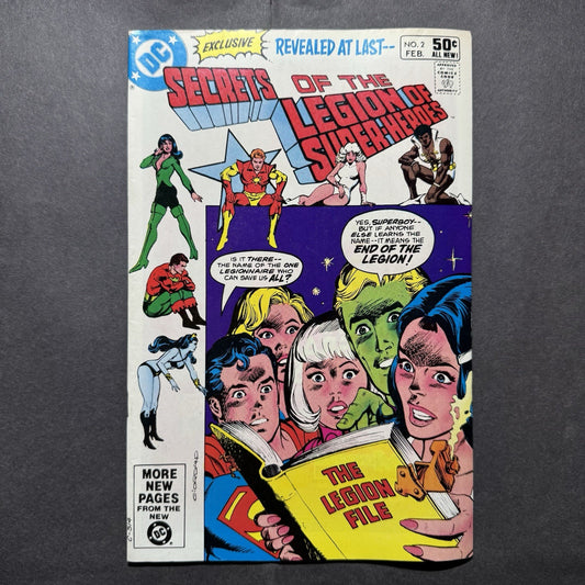Secrets Of The Legion Of Super-Heroes 2 - Bronze Age Dc Comics 1981