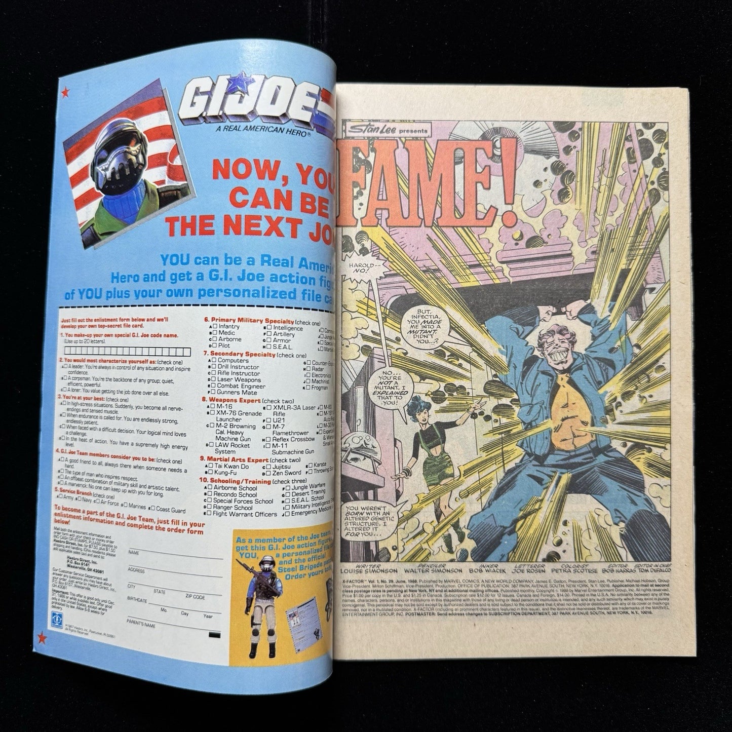 X-Factor 29 - Copper Age Marvel Comics 1988