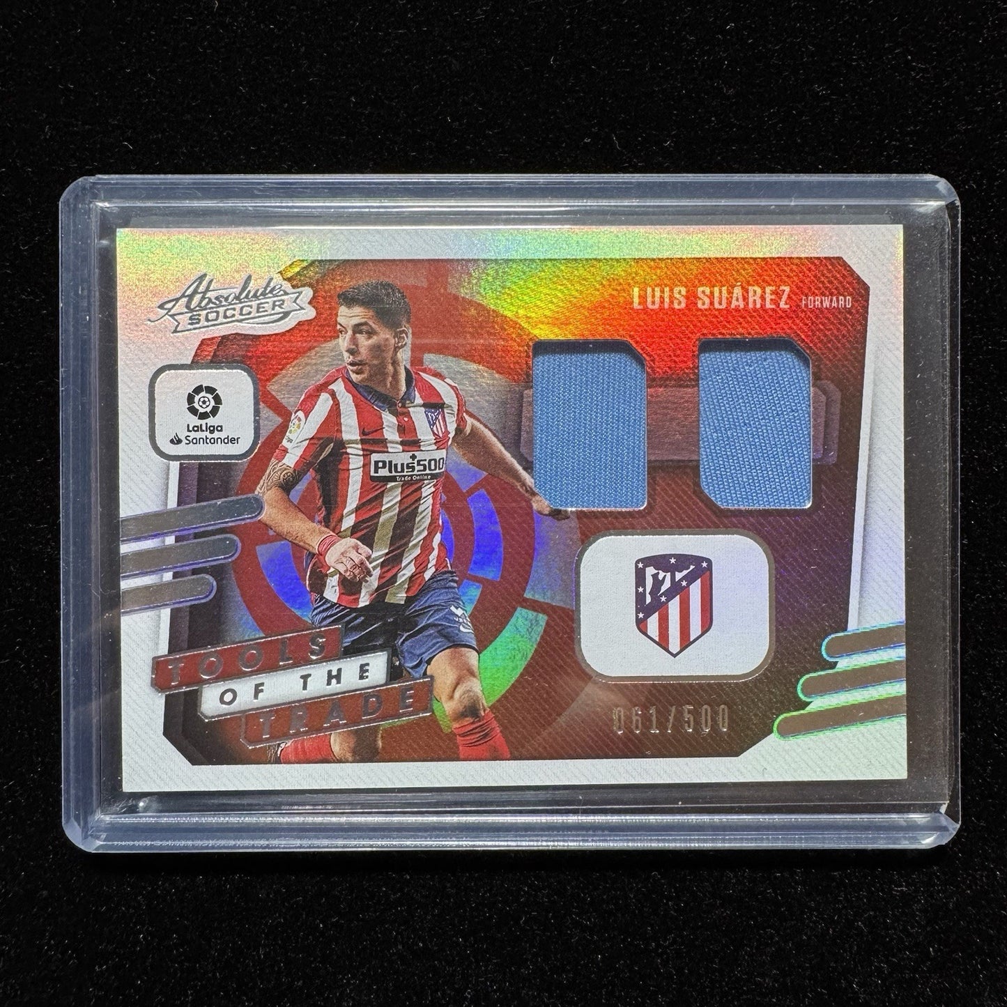 Luis Suarez Tools of the Trade Dual Patch /500Absolute 2020-21 Atletico Madrid